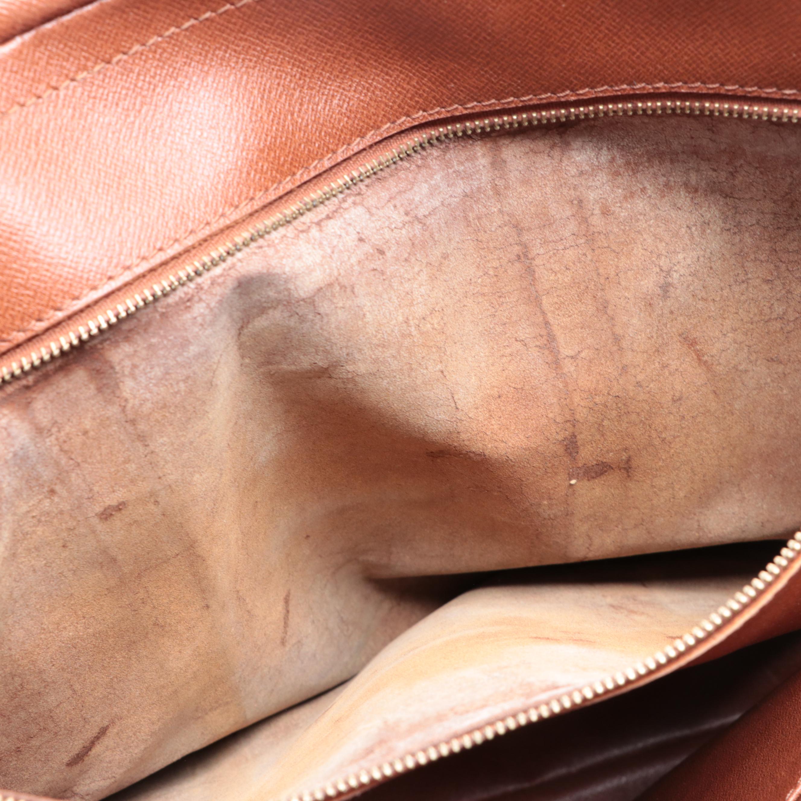 Louis Vuitton Porte-Documents Voyage Briefcase in Monogram Canvas and Leather