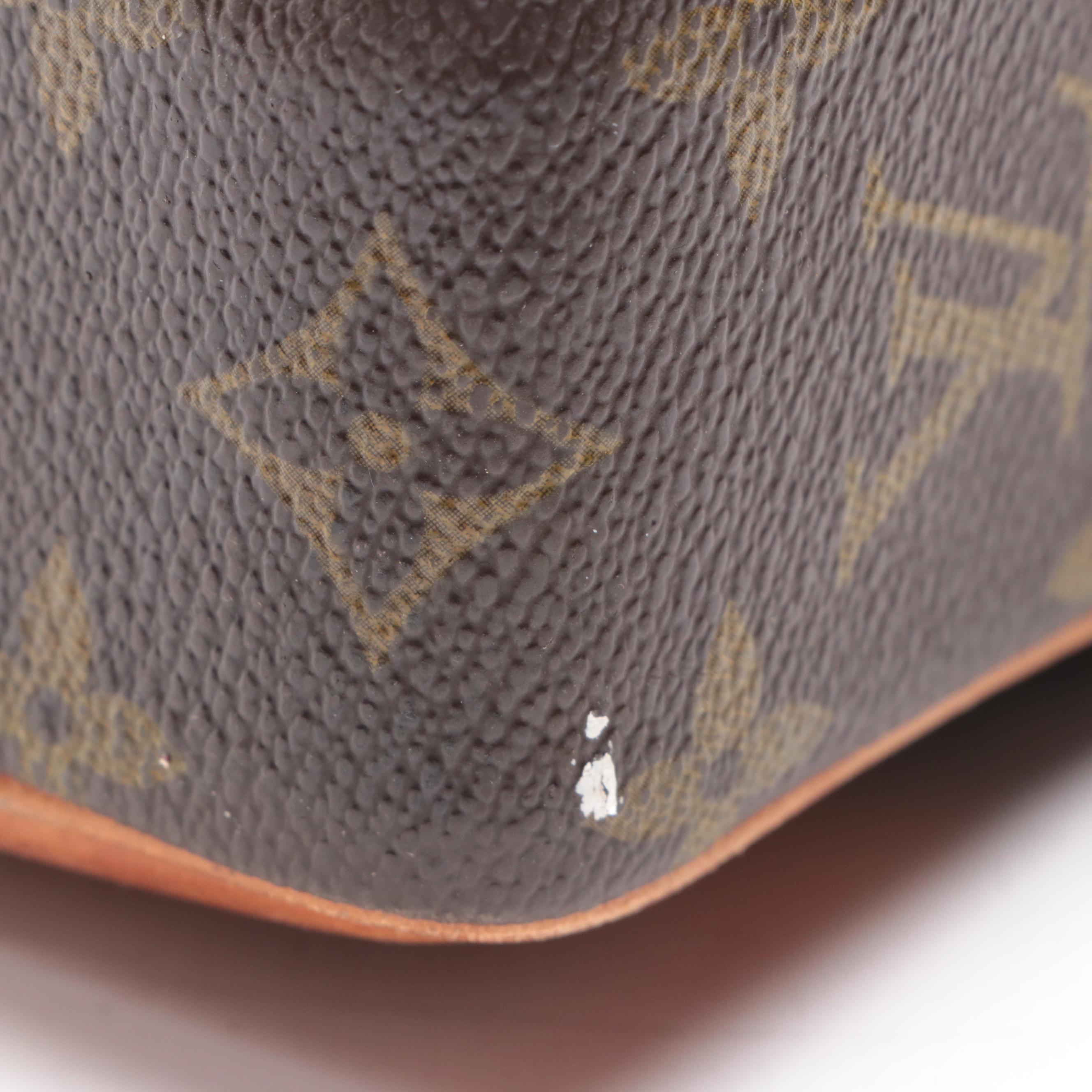 Louis Vuitton Porte-Documents Voyage Briefcase in Monogram Canvas and Leather