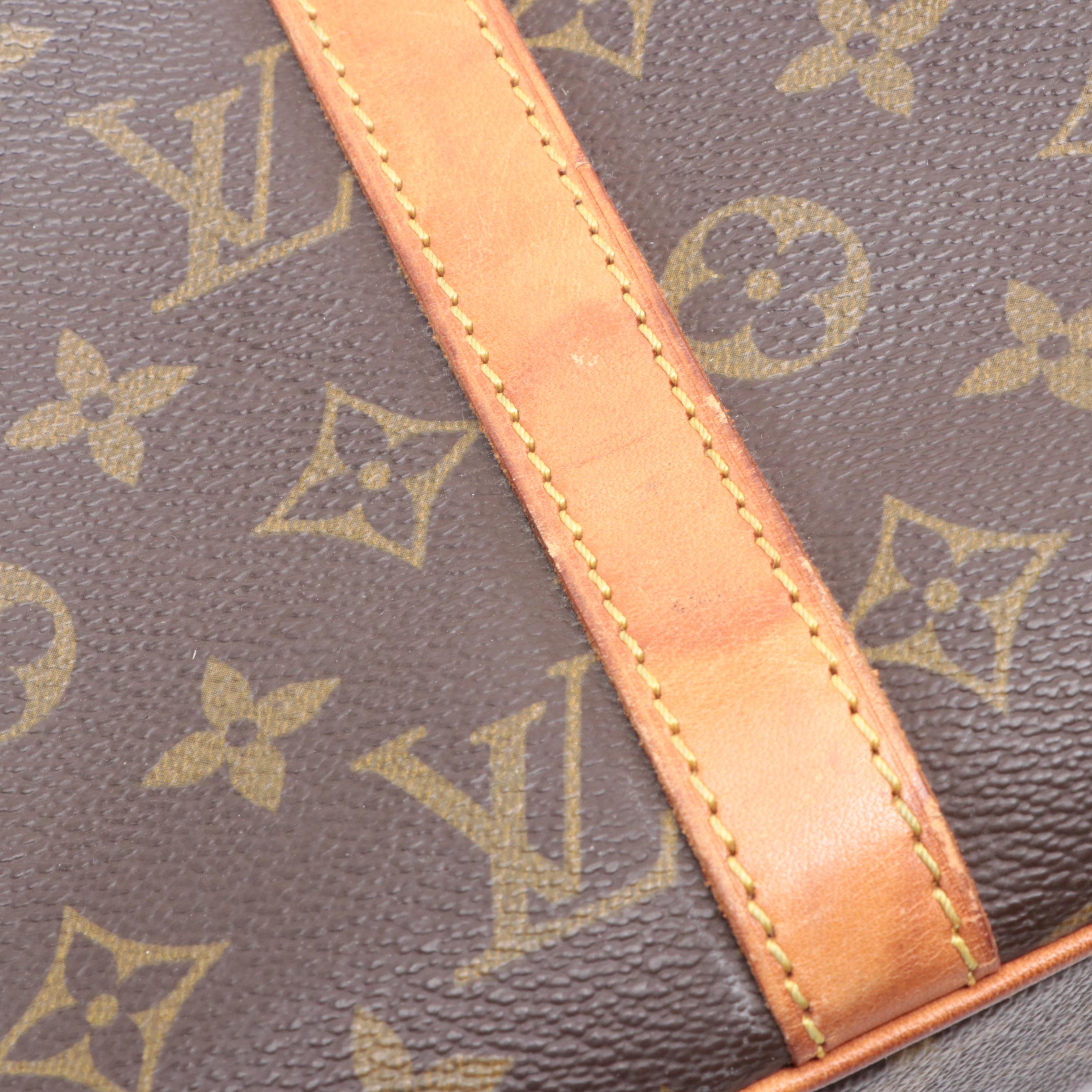 Louis Vuitton Porte-Documents Voyage Briefcase in Monogram Canvas and Leather