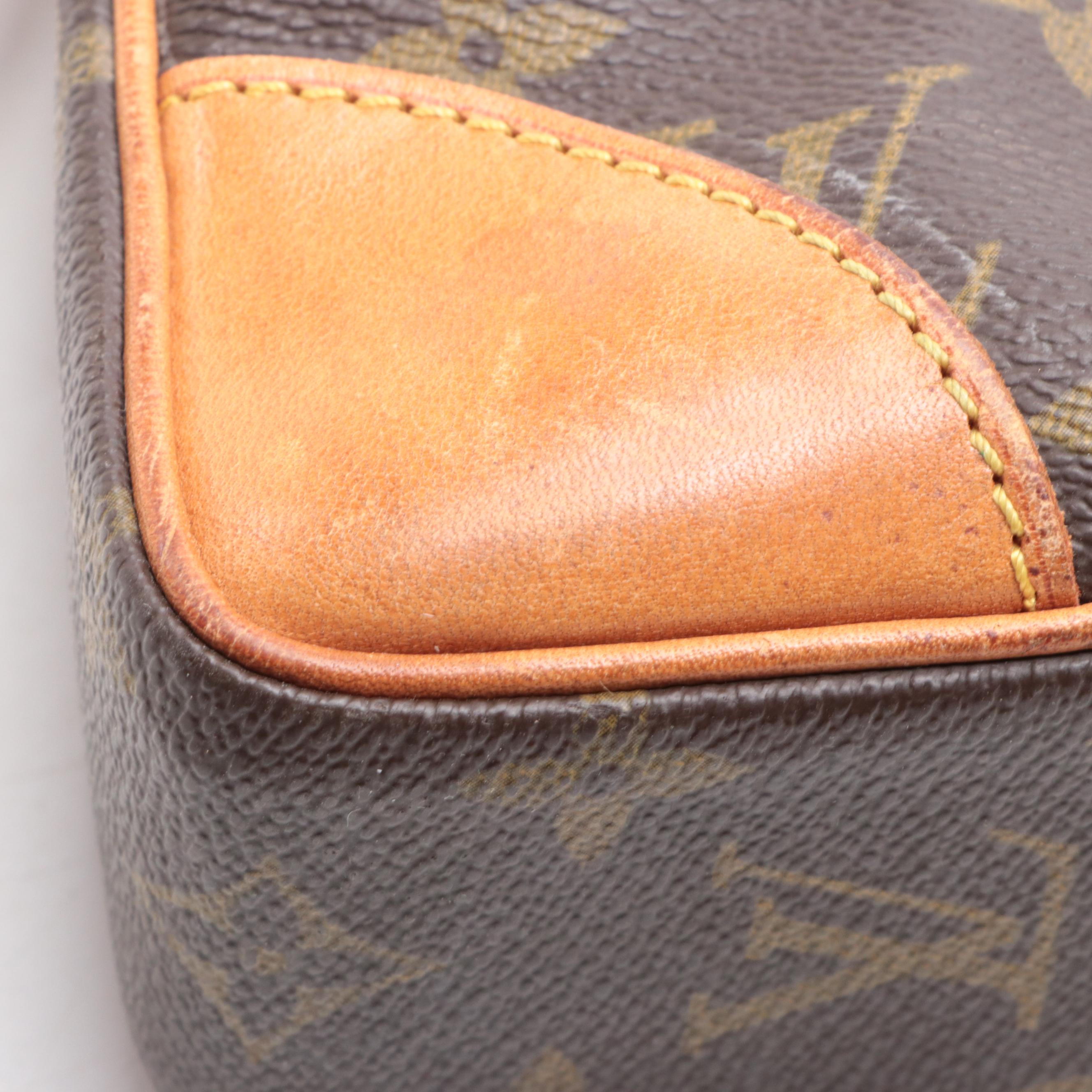 Louis Vuitton Porte-Documents Voyage Briefcase in Monogram Canvas and Leather