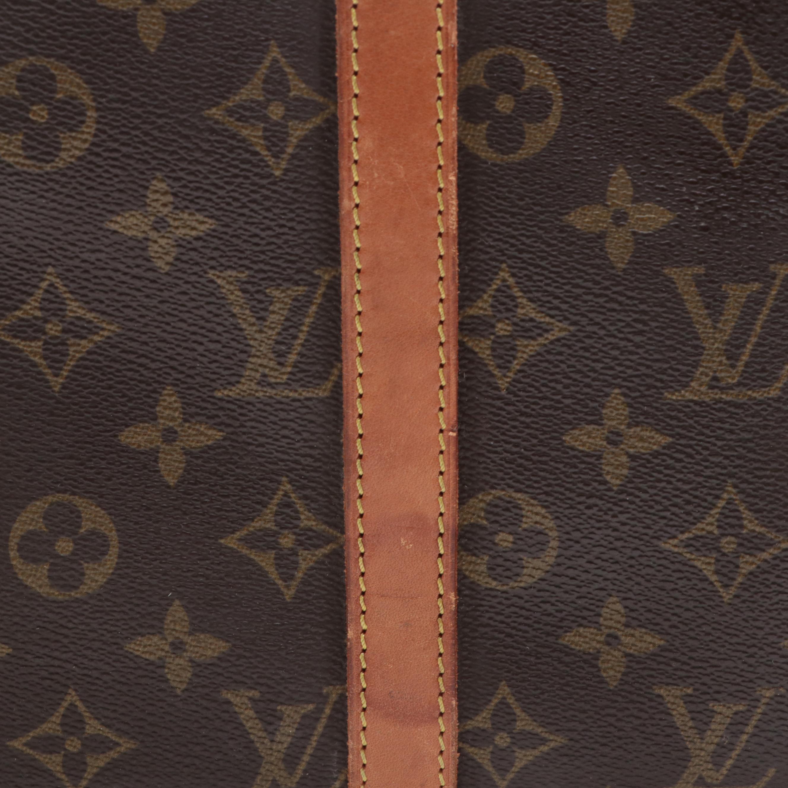 Louis Vuitton Porte-Documents Voyage Briefcase in Monogram Canvas and Leather