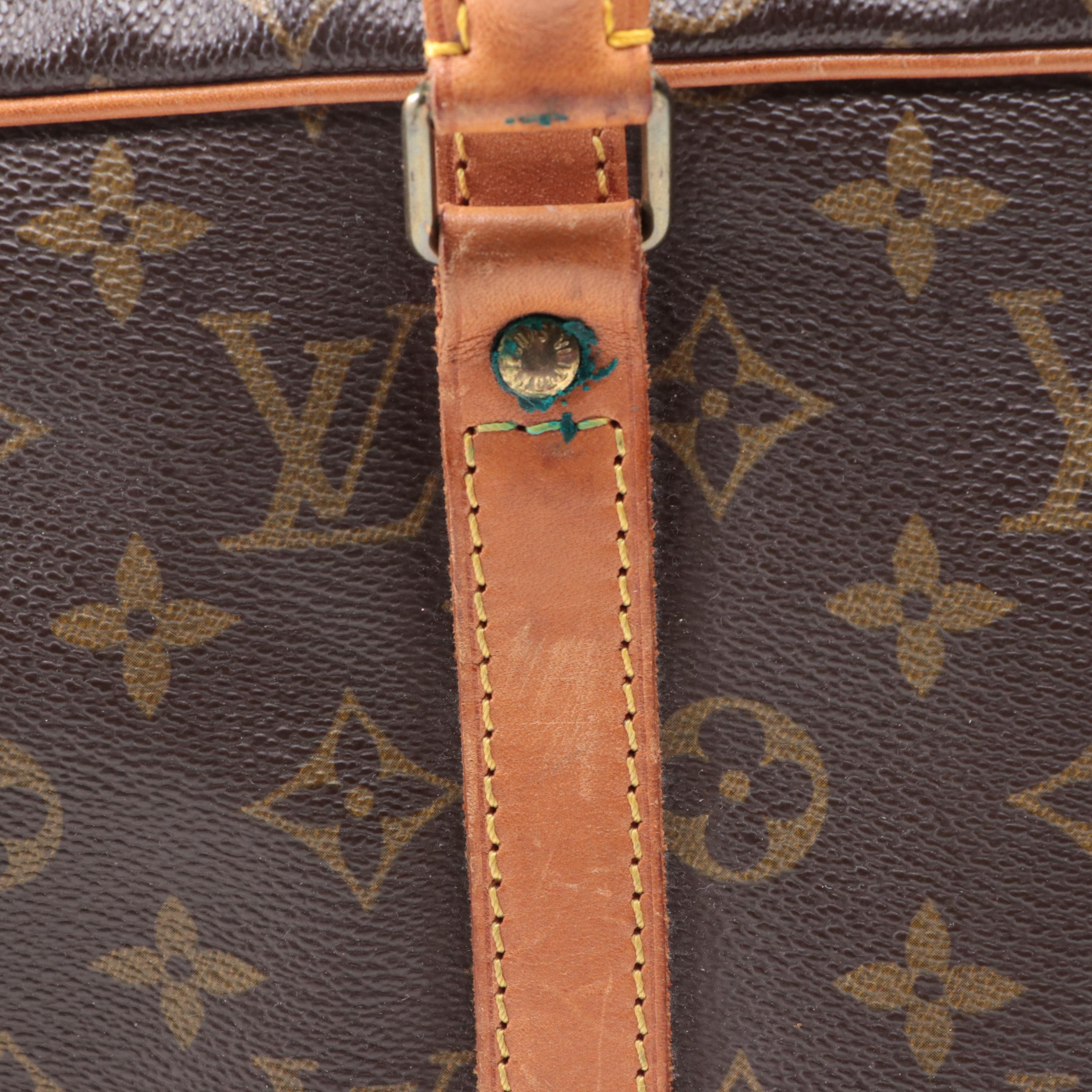 Louis Vuitton Porte-Documents Voyage Briefcase in Monogram Canvas and Leather