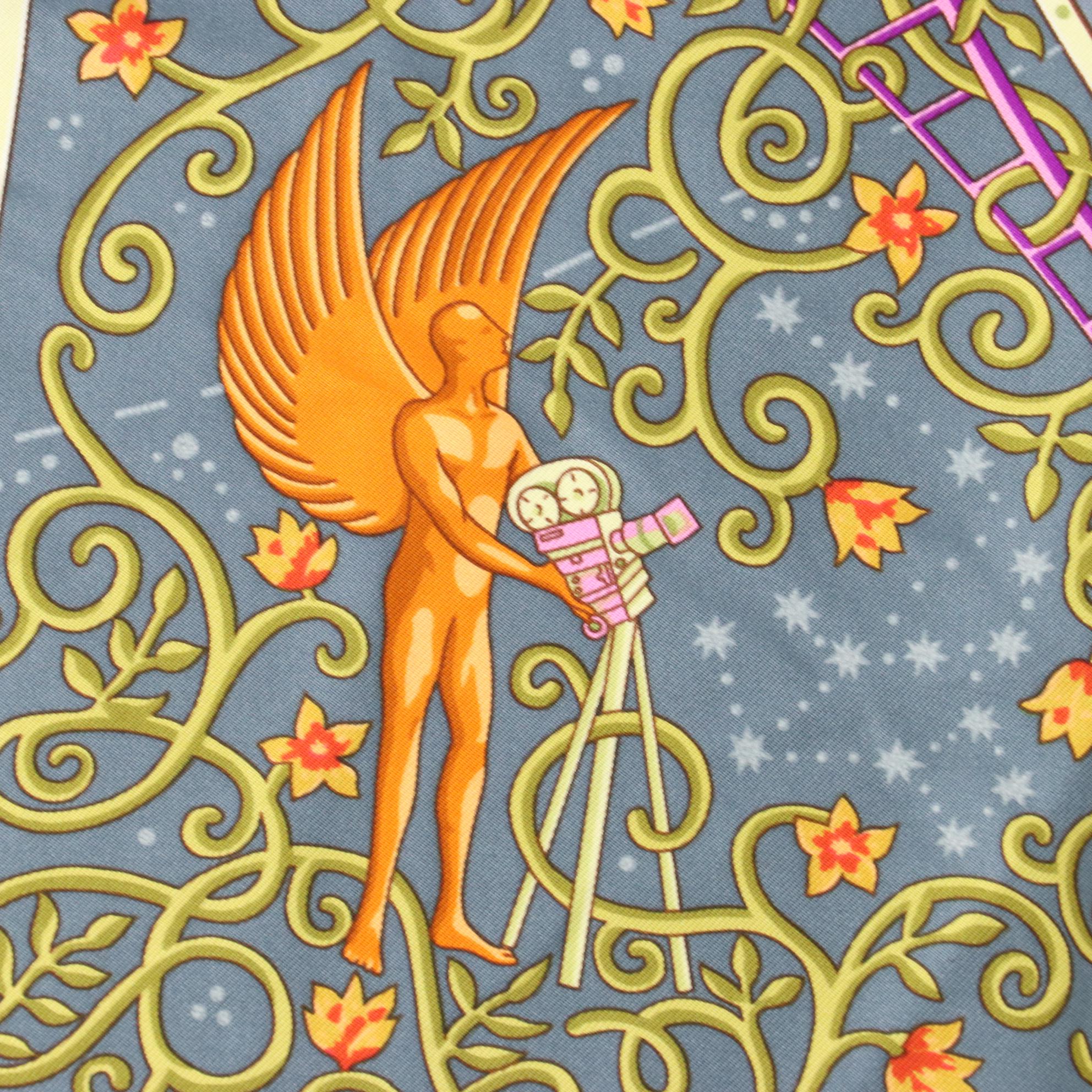 Hermès "www.hermes.com" Scarf 90 in Silk Twill