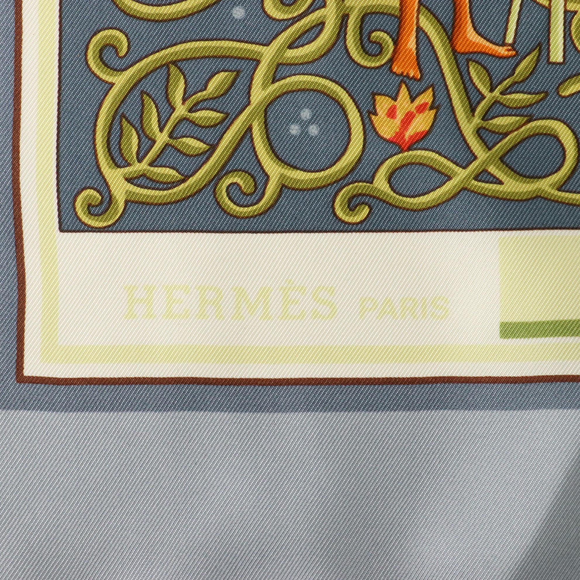 Hermès "www.hermes.com" Scarf 90 in Silk Twill