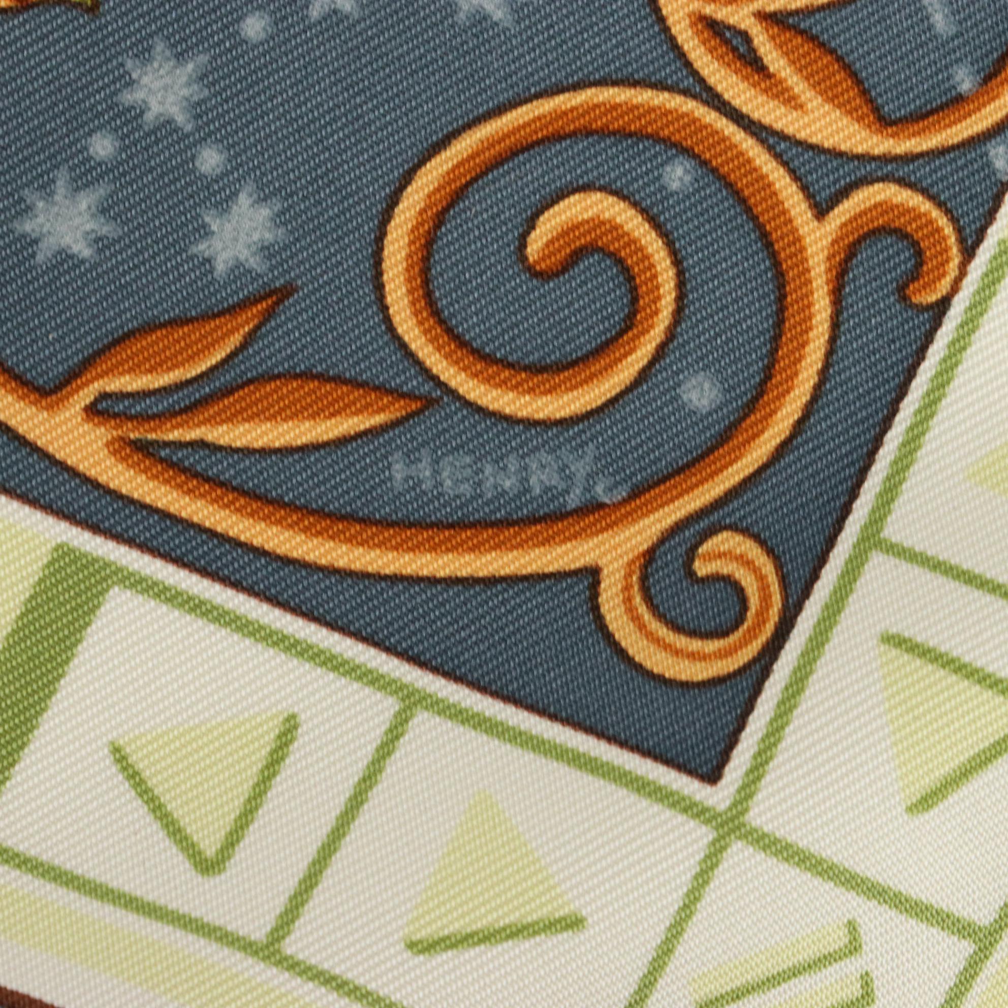 Hermès "www.hermes.com" Scarf 90 in Silk Twill