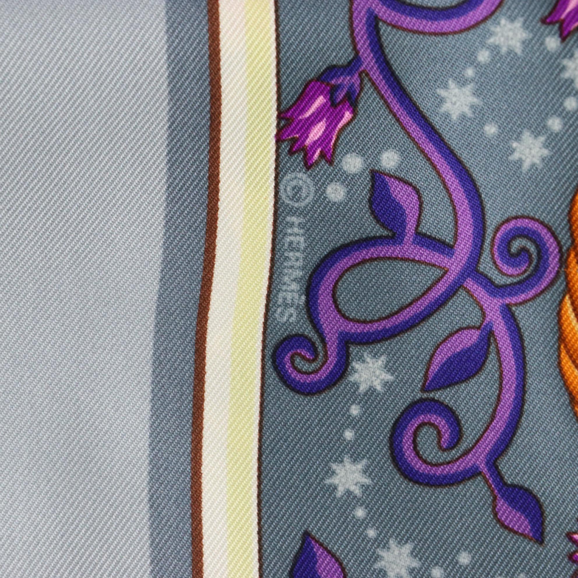 Hermès "www.hermes.com" Scarf 90 in Silk Twill