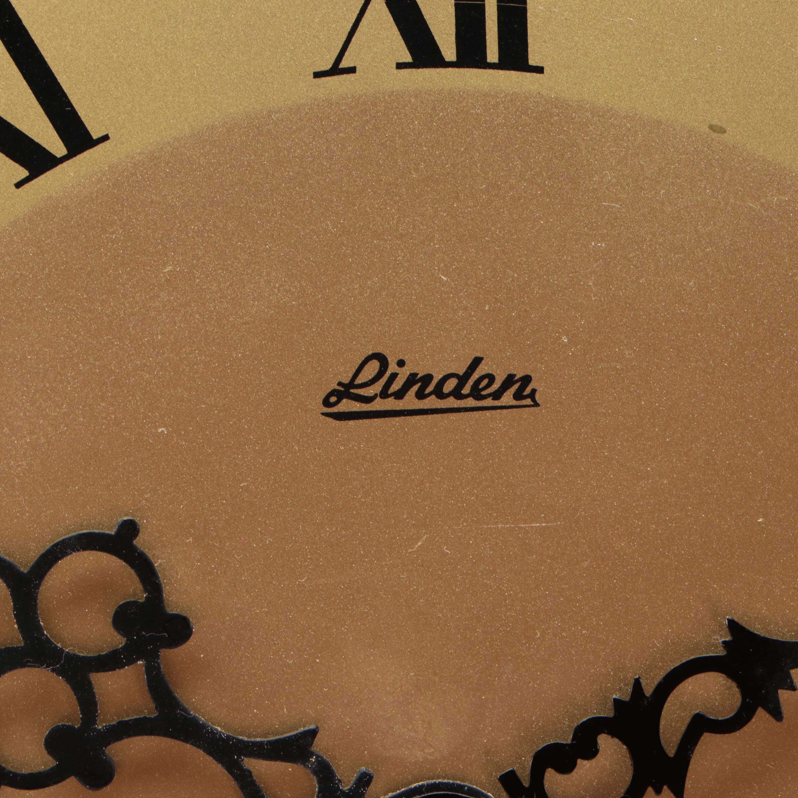 Linden Wood Wall Clock, Late 20th Century