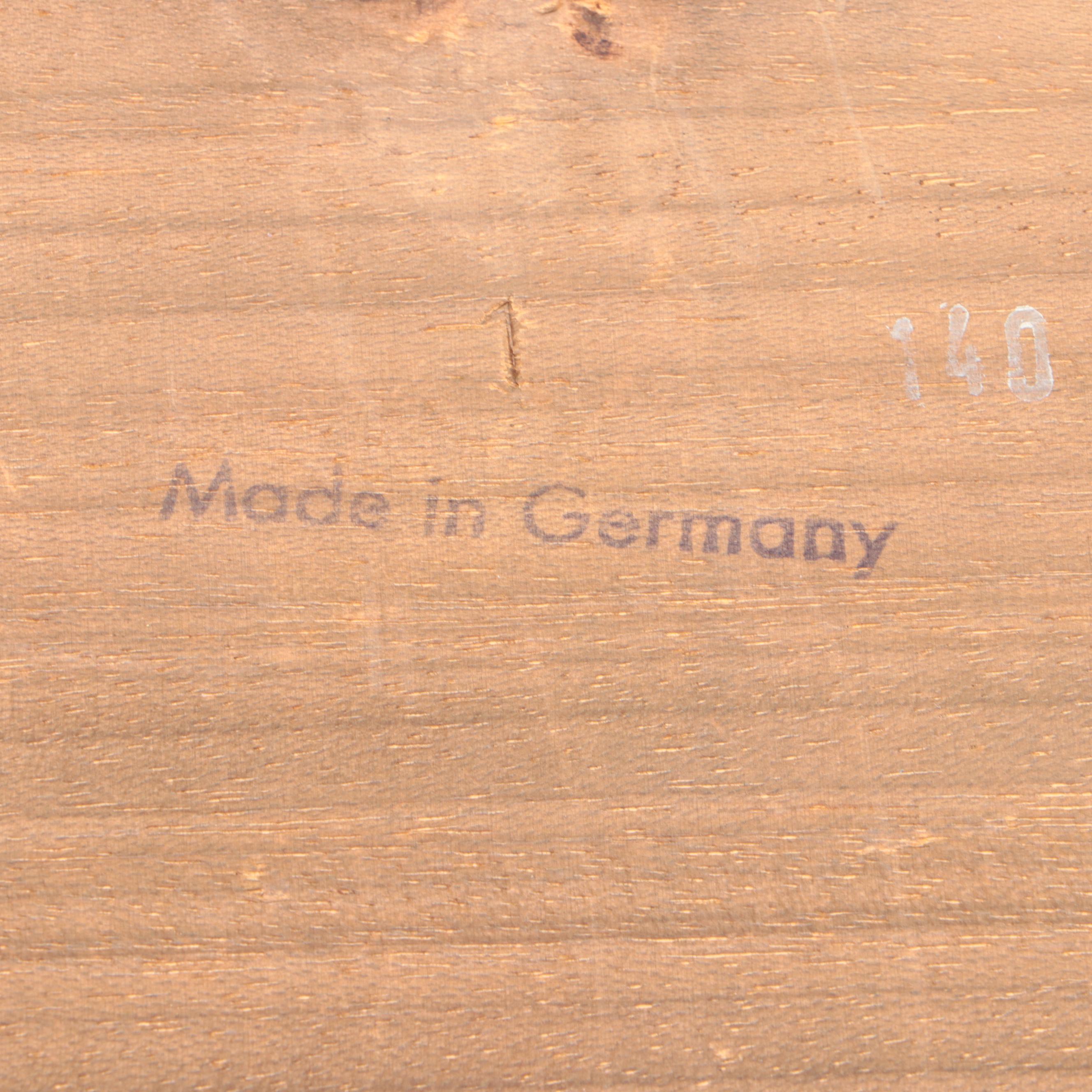 Linden Wood Wall Clock, Late 20th Century