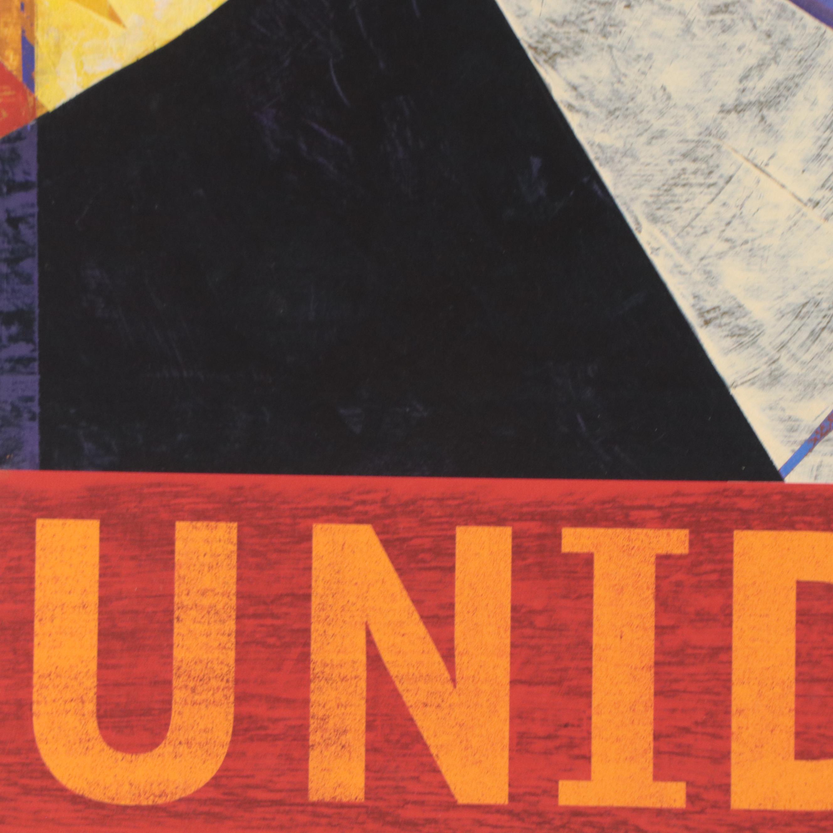 Rafael López Barack Obama Giclée Campaign Poster "Unidad," 2008