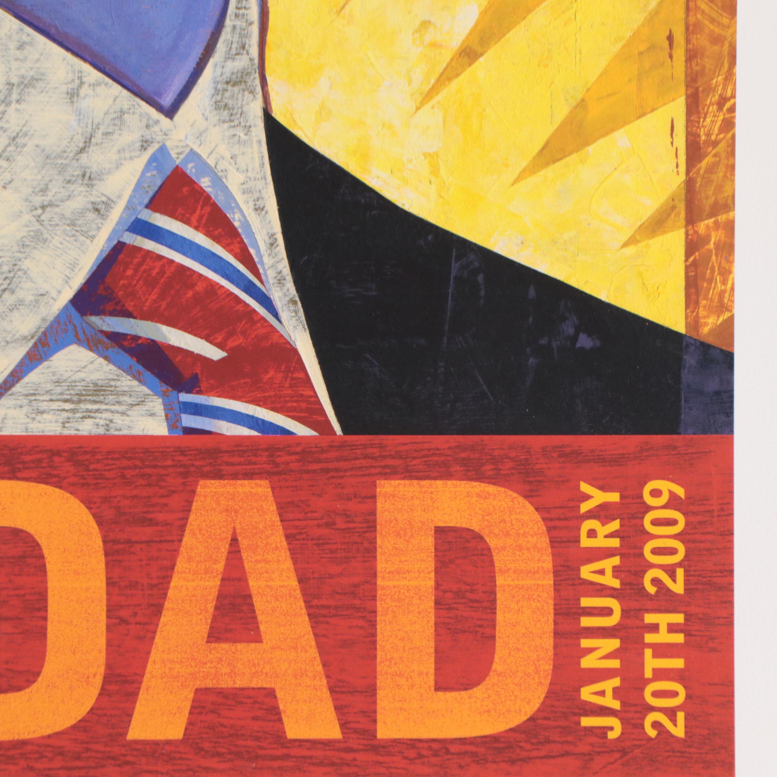 Rafael López Barack Obama Giclée Campaign Poster "Unidad," 2008