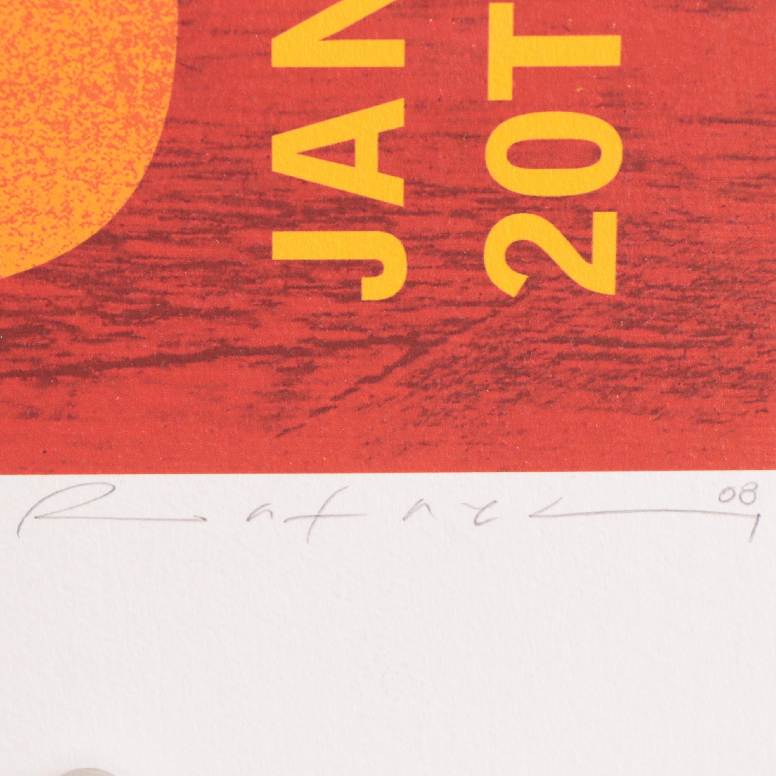 Rafael López Barack Obama Giclée Campaign Poster "Unidad," 2008