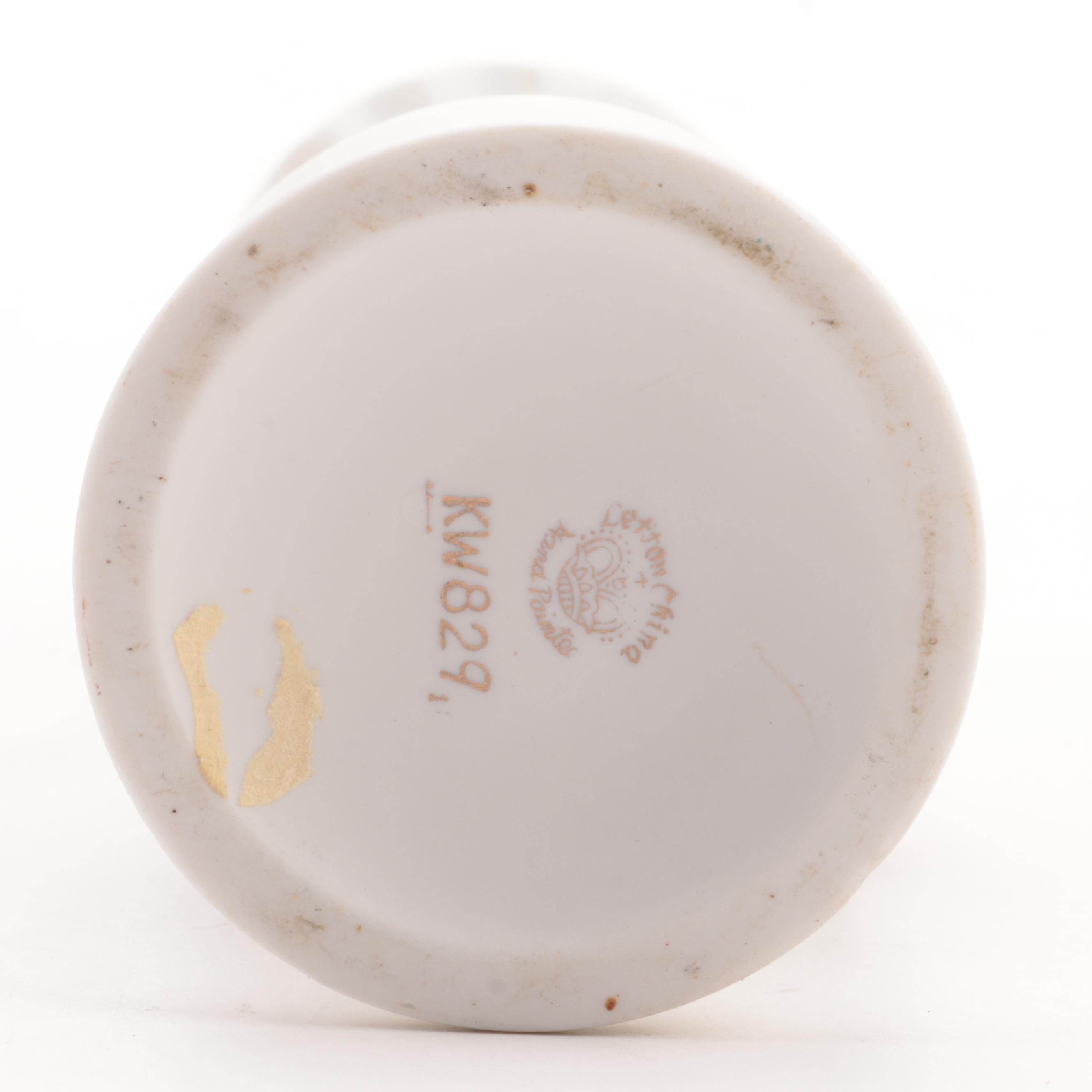 Goebel "Taking a Walk" Porcelain Figurine with More Ceramic Table Accessories