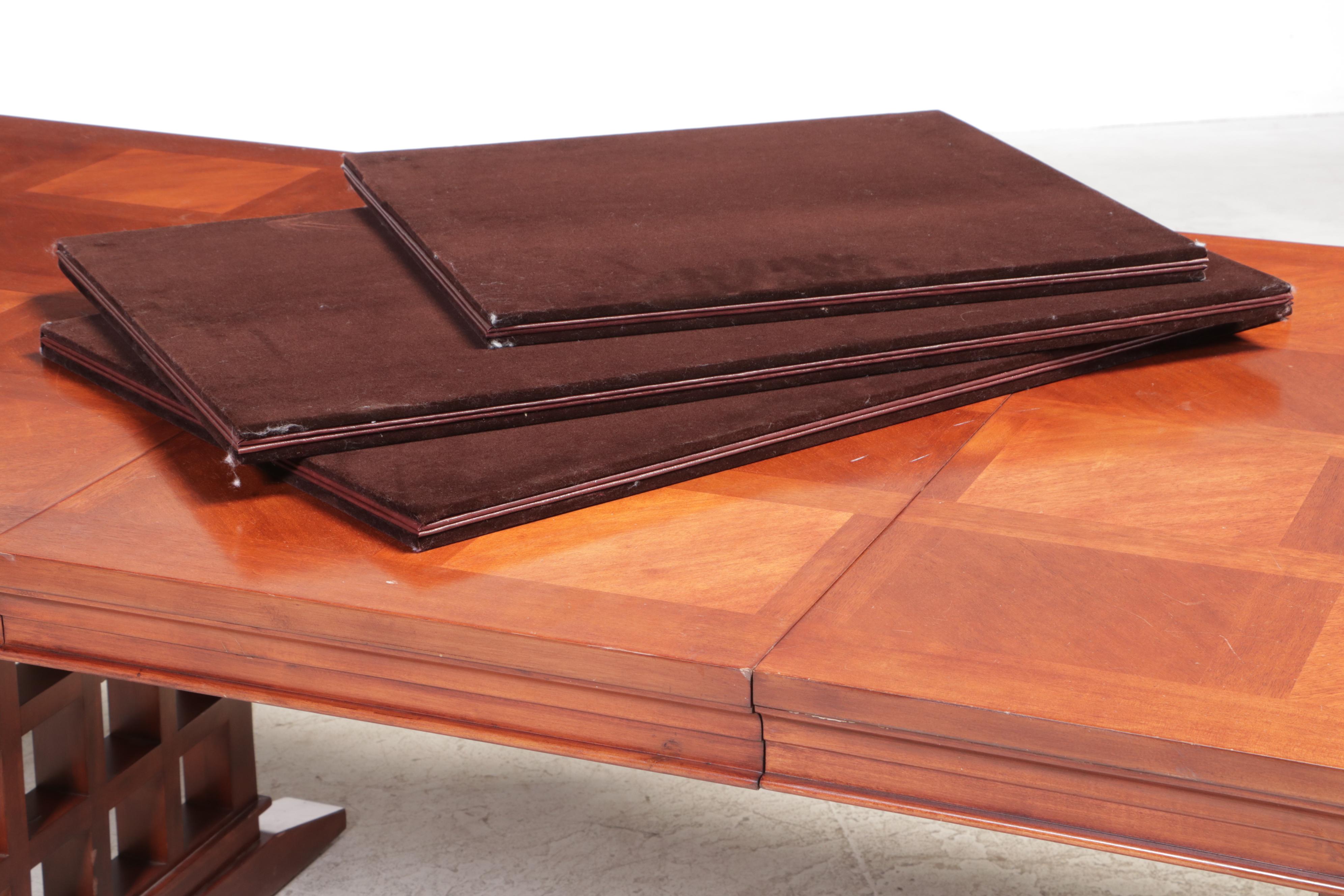 Coaster Furniture Cherry-Stained Wood 11-Piece Dining Set