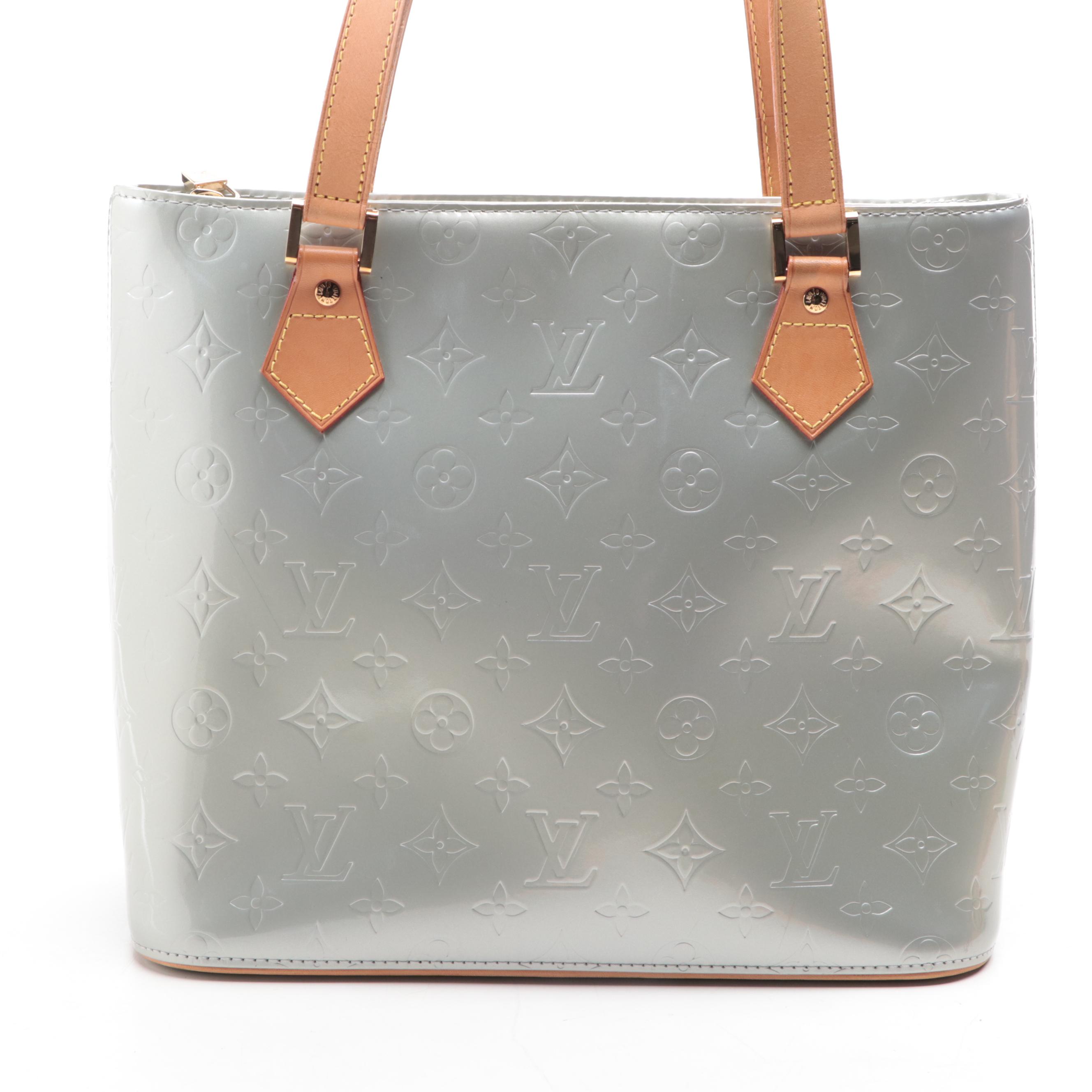 Louis Vuitton Houston Bag in Monogram Vernis and Vachetta Leather