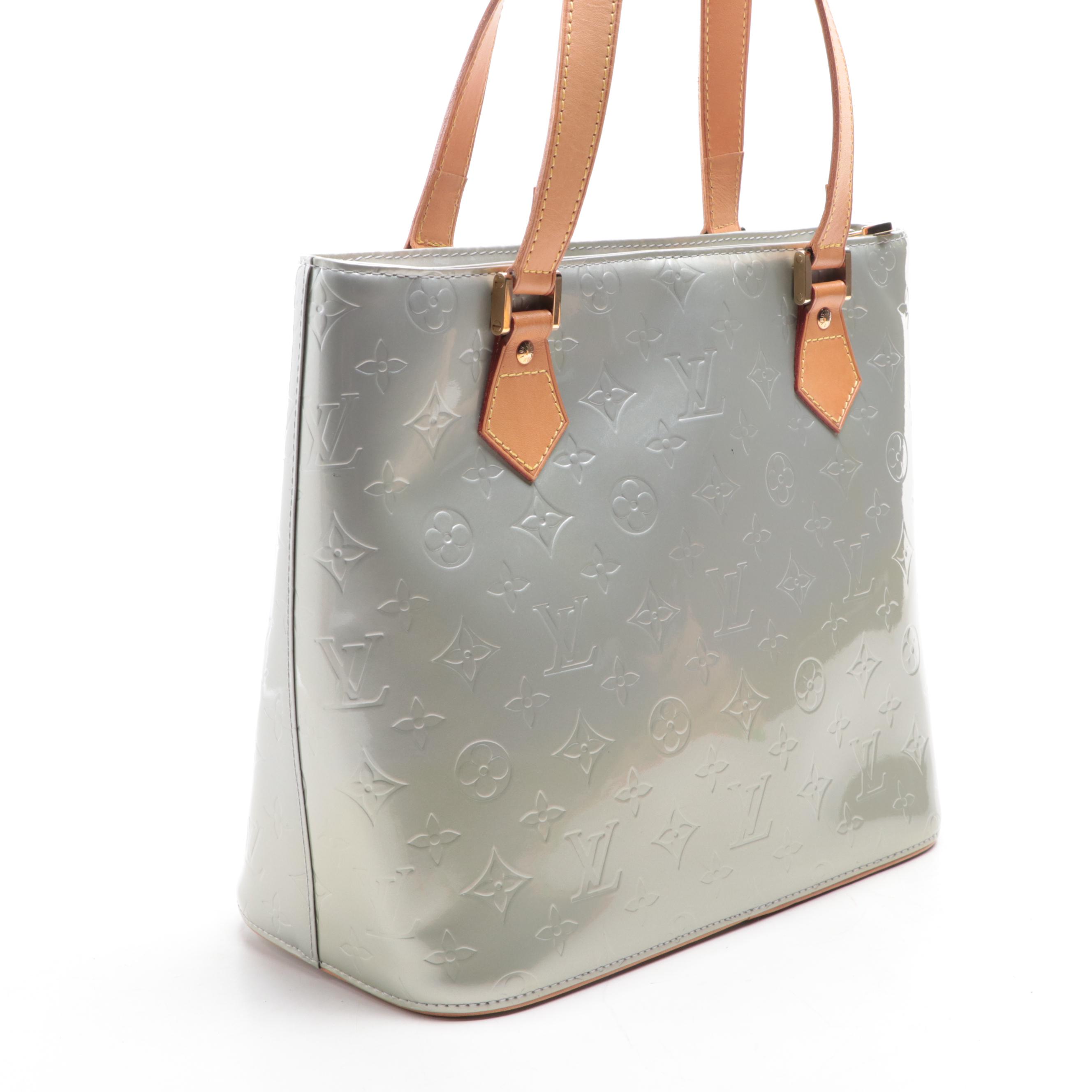 Louis Vuitton Houston Bag in Monogram Vernis and Vachetta Leather