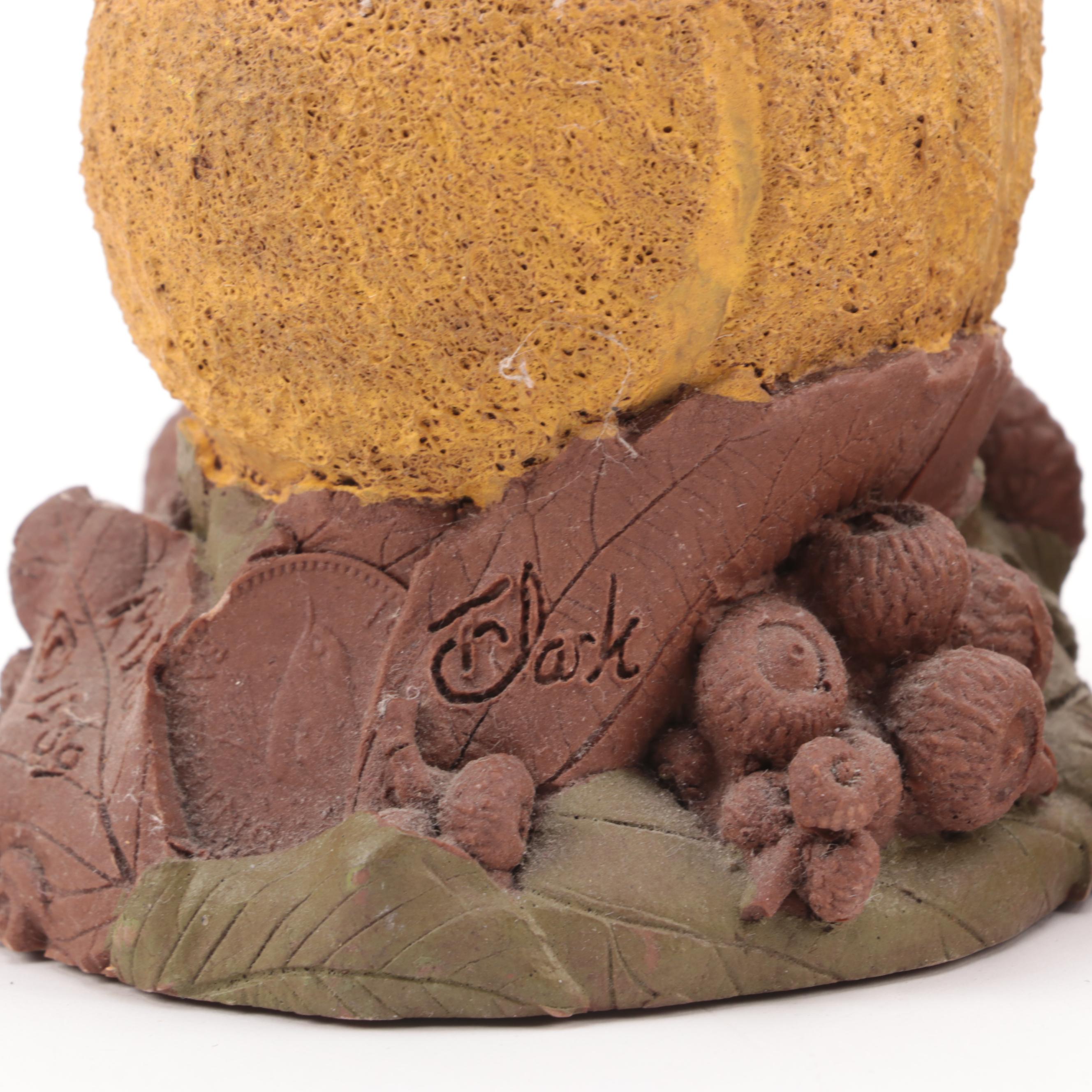 Tom Clark/Tim Wolfe Earthenware Gnome Figurines With Rabbit Figures and Planters