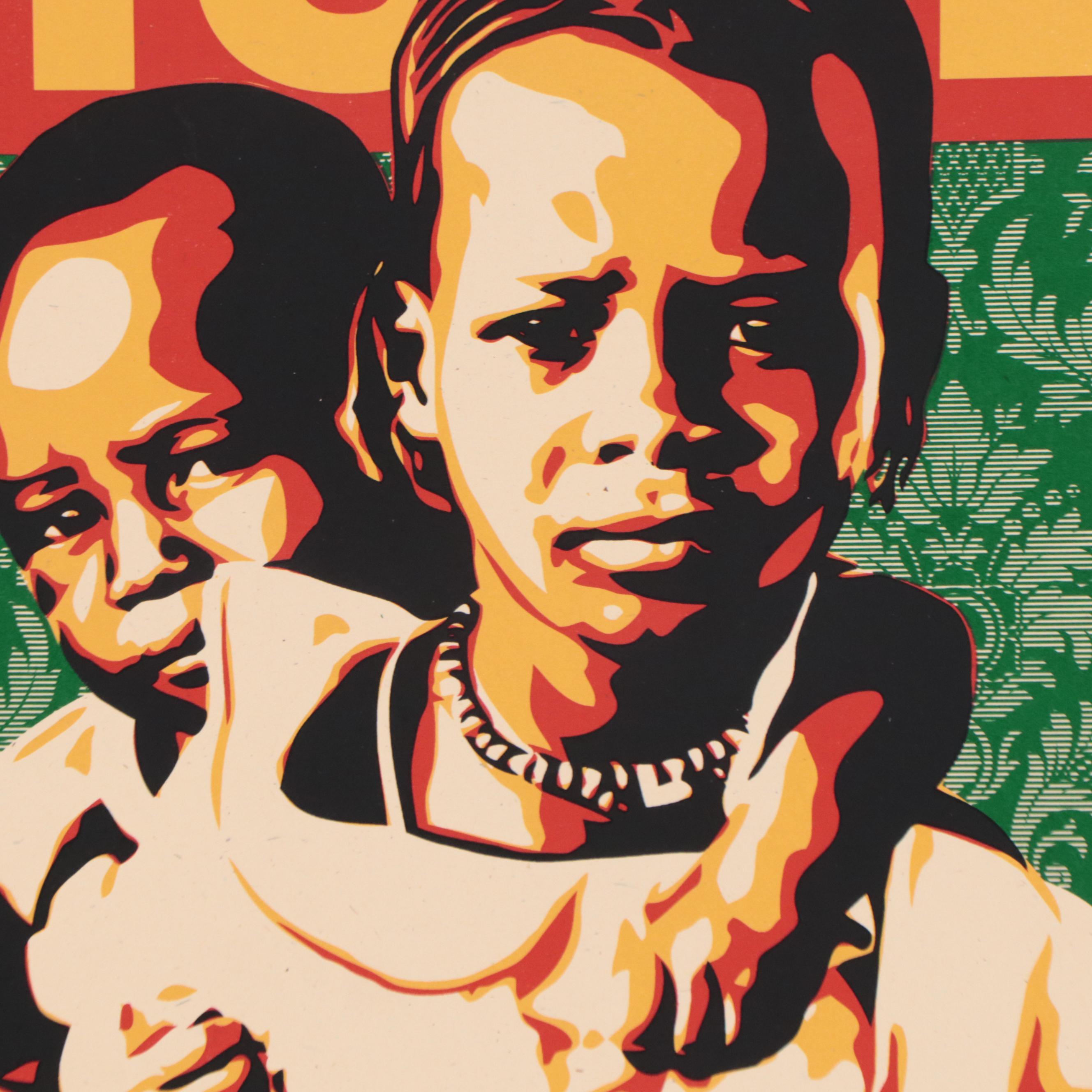 Shepard Fairey Serigraph Poster "Hope For Darfur," 2007