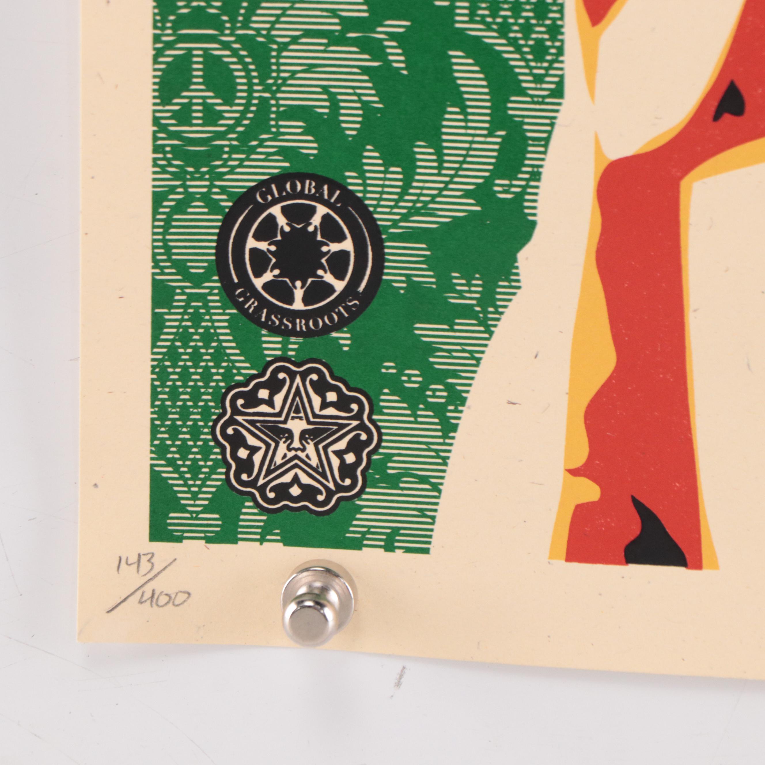 Shepard Fairey Serigraph Poster "Hope For Darfur," 2007