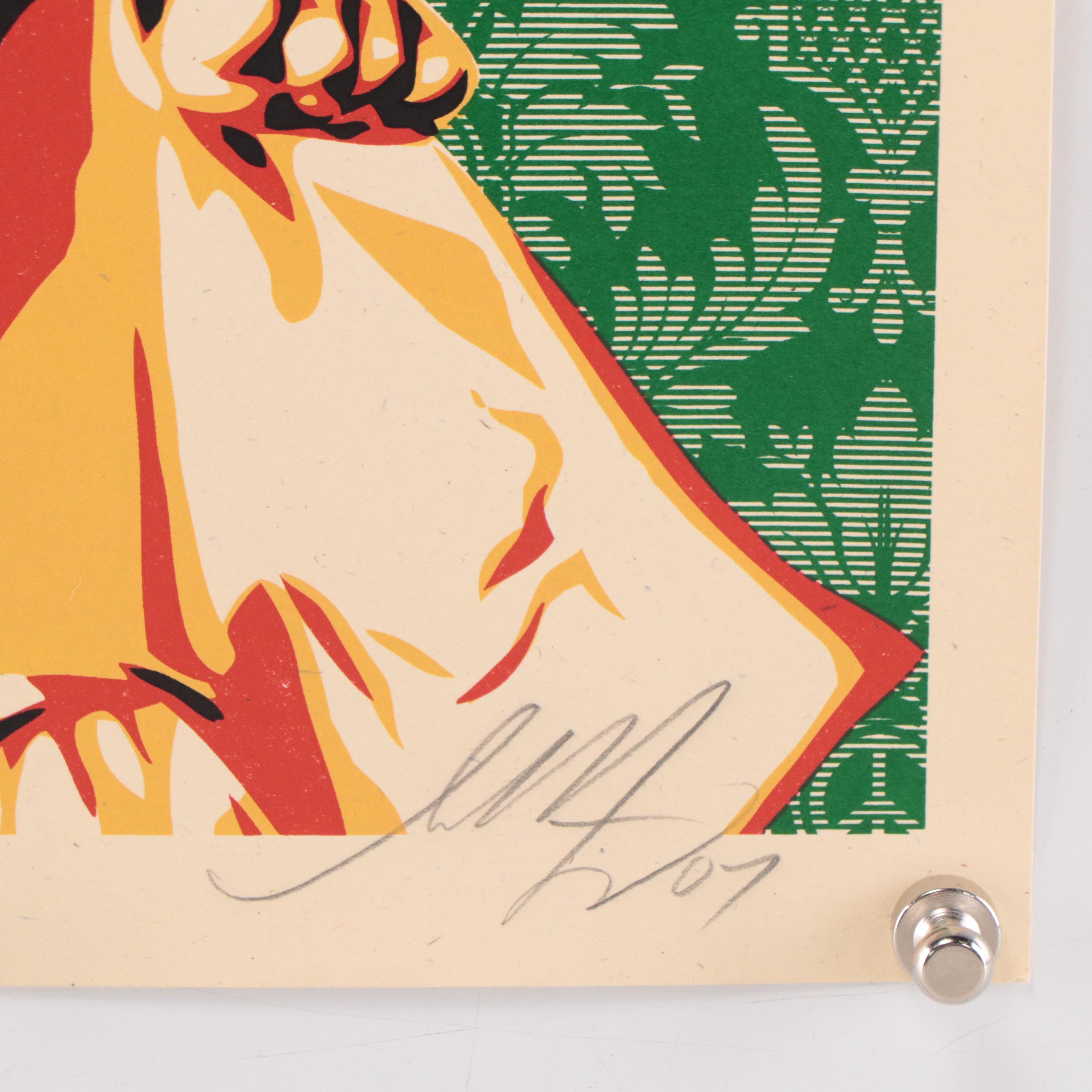 Shepard Fairey Serigraph Poster "Hope For Darfur," 2007