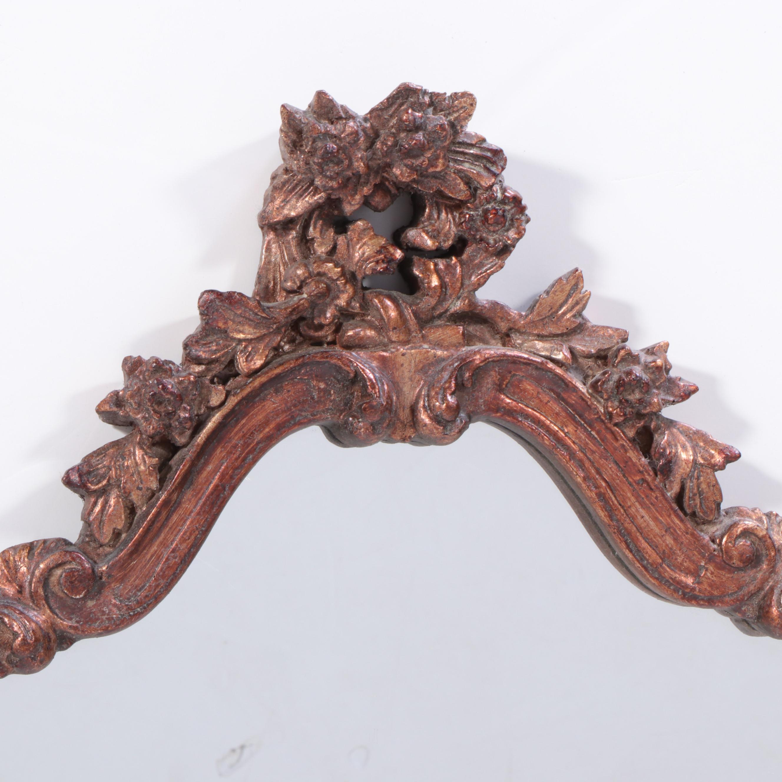 La Barge Rococo Style Gilt Foliate Wall Mirrors