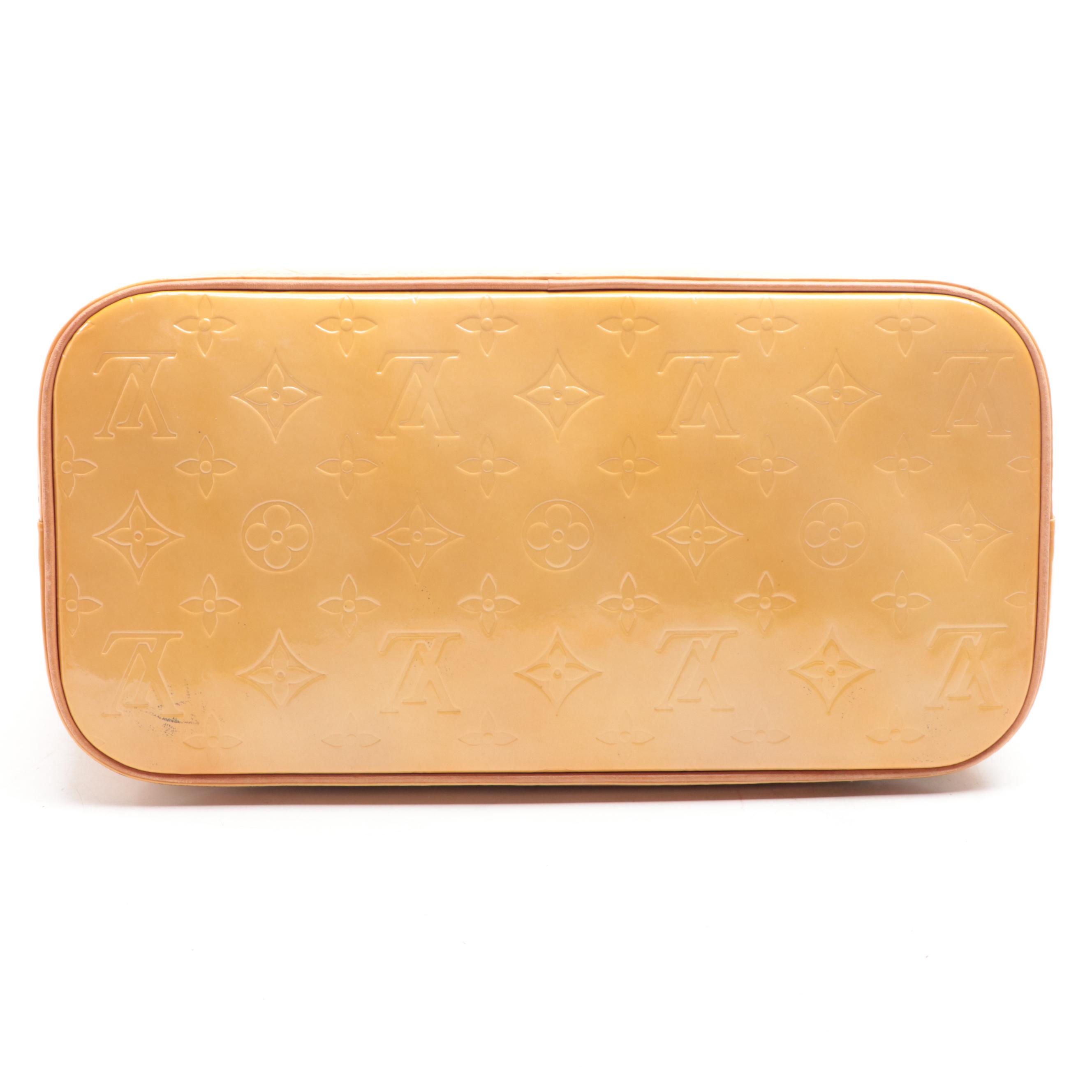 Louis Vuitton Houston Bag in Monogram Vernis and Vachetta Leather