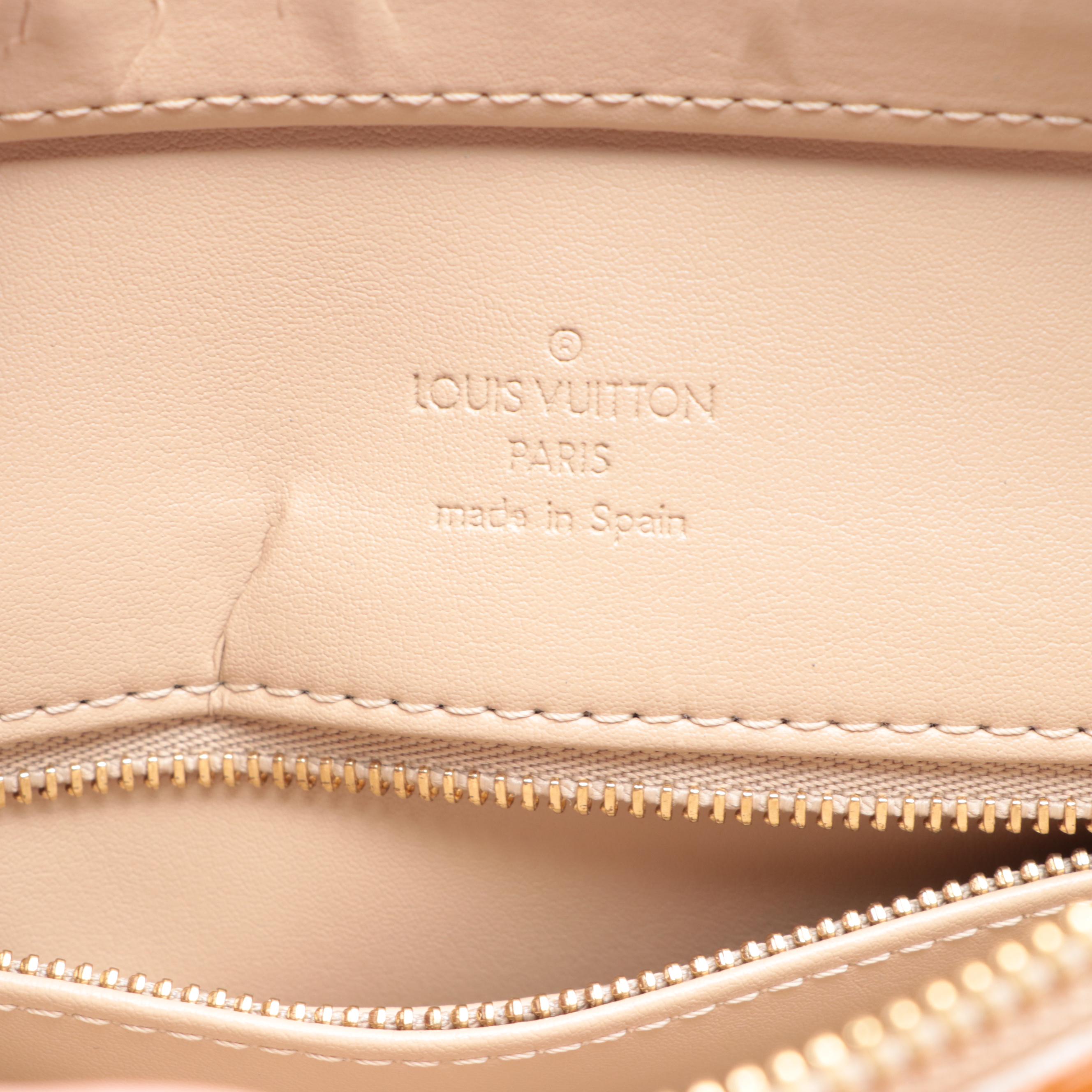 Louis Vuitton Houston Bag in Monogram Vernis and Vachetta Leather