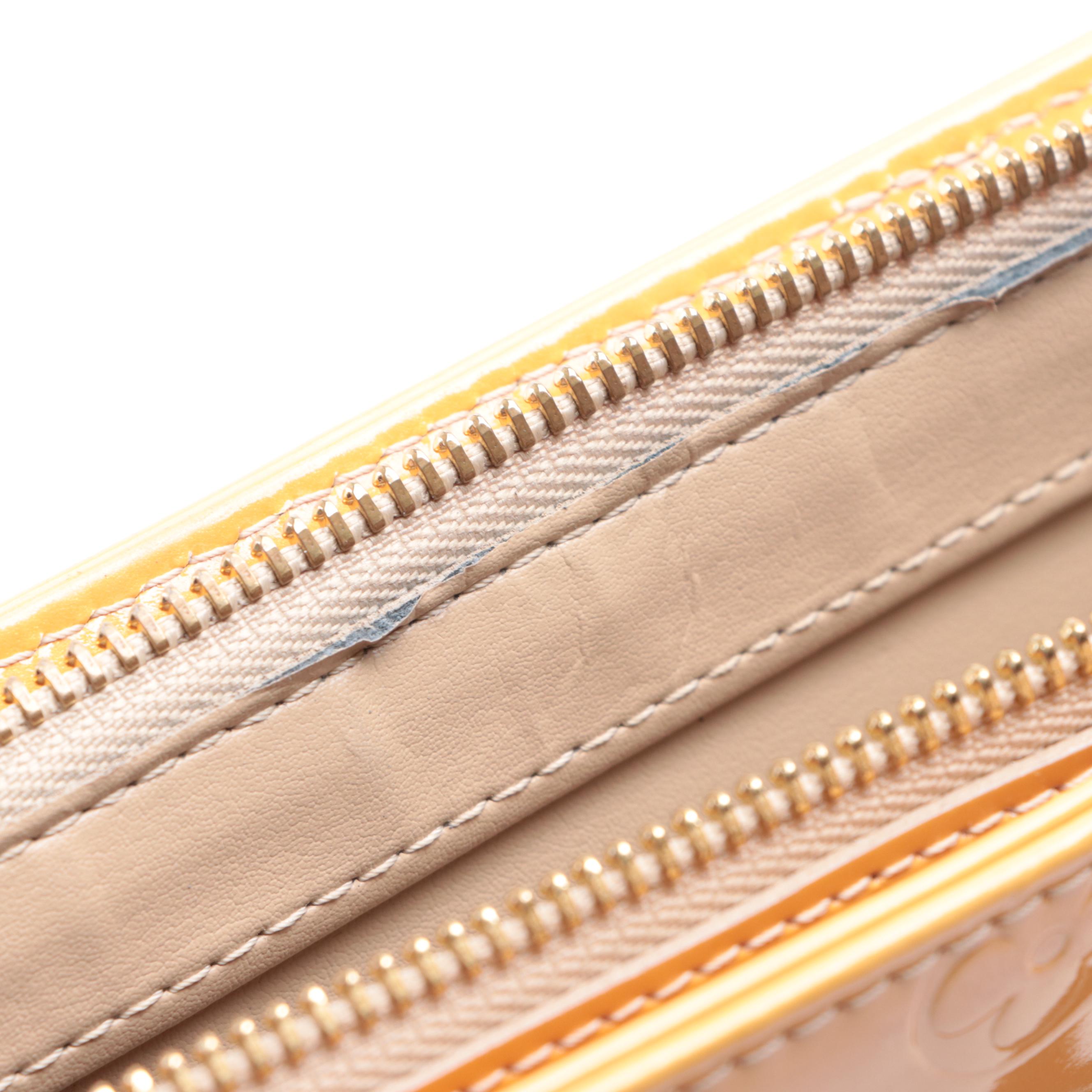 Louis Vuitton Houston Bag in Monogram Vernis and Vachetta Leather