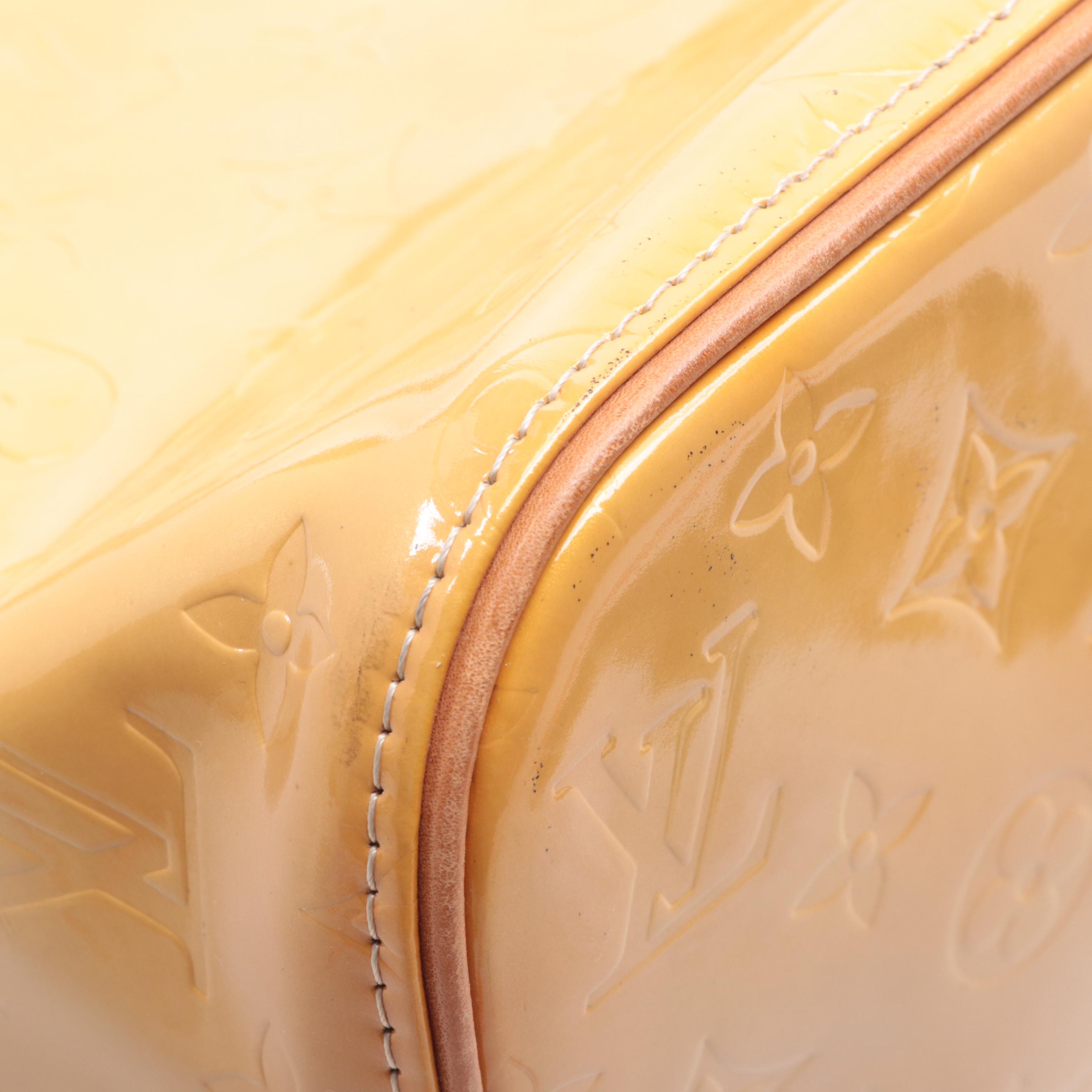 Louis Vuitton Houston Bag in Monogram Vernis and Vachetta Leather