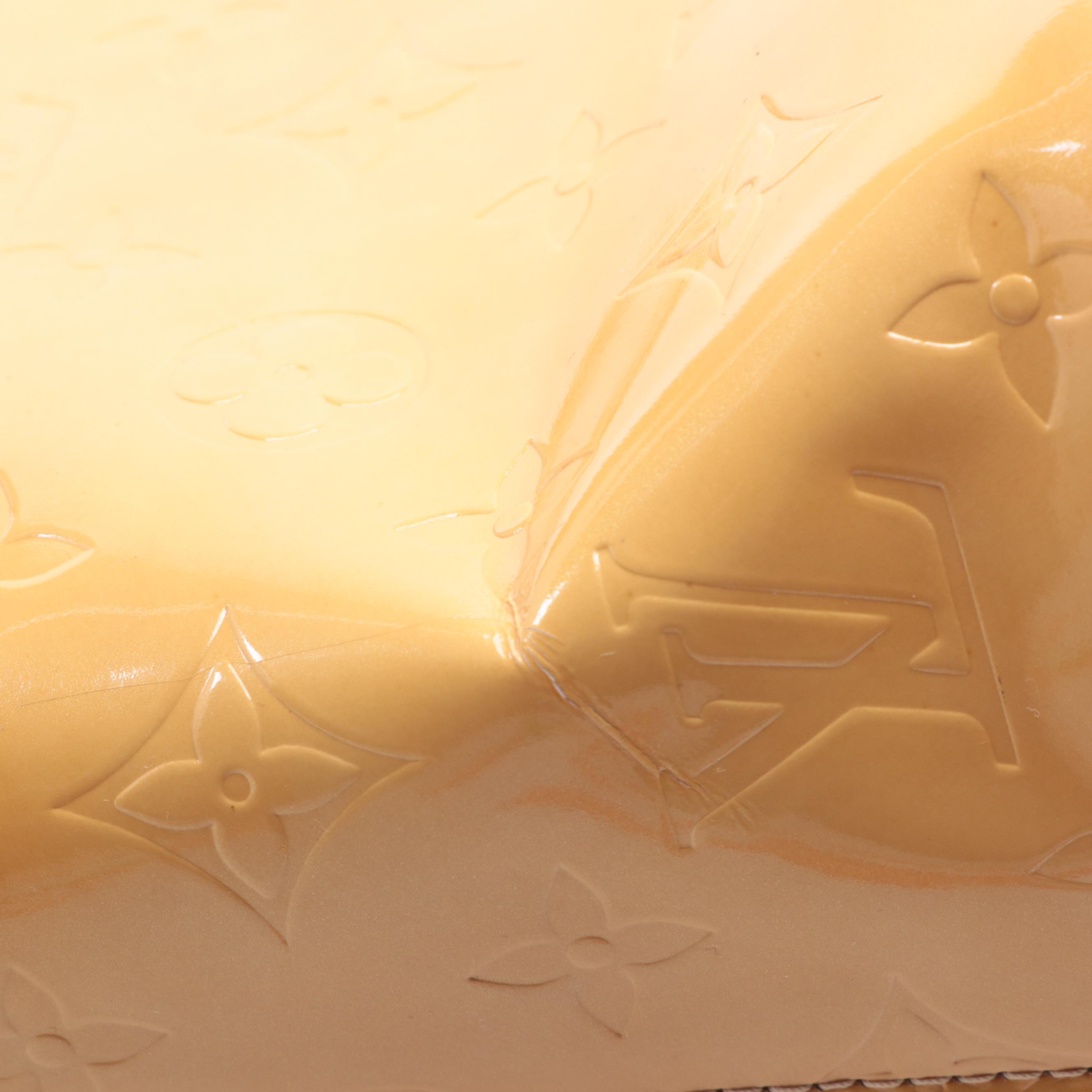 Louis Vuitton Houston Bag in Monogram Vernis and Vachetta Leather