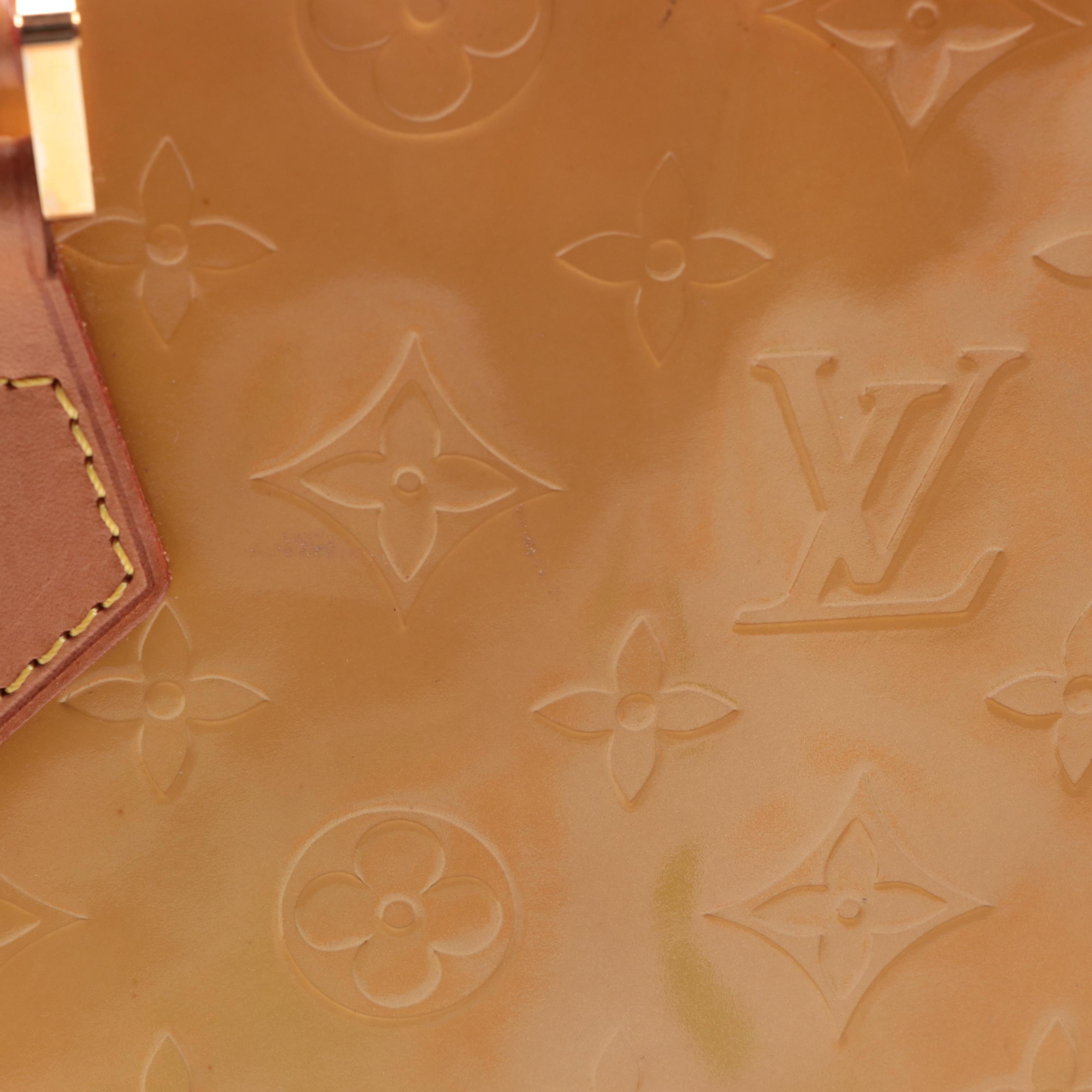 Louis Vuitton Houston Bag in Monogram Vernis and Vachetta Leather