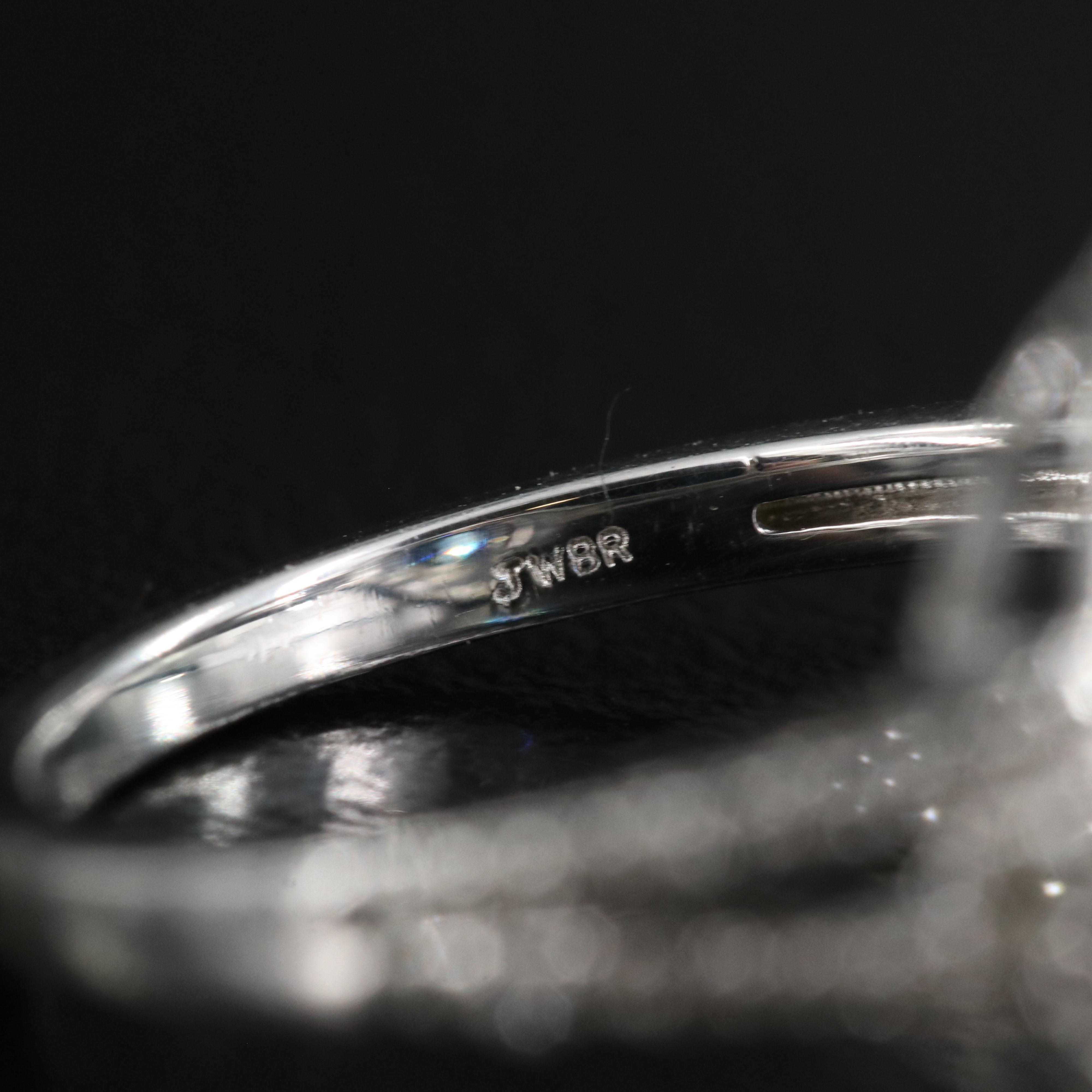 Sterling London Blue Topaz and White Sapphire Ring