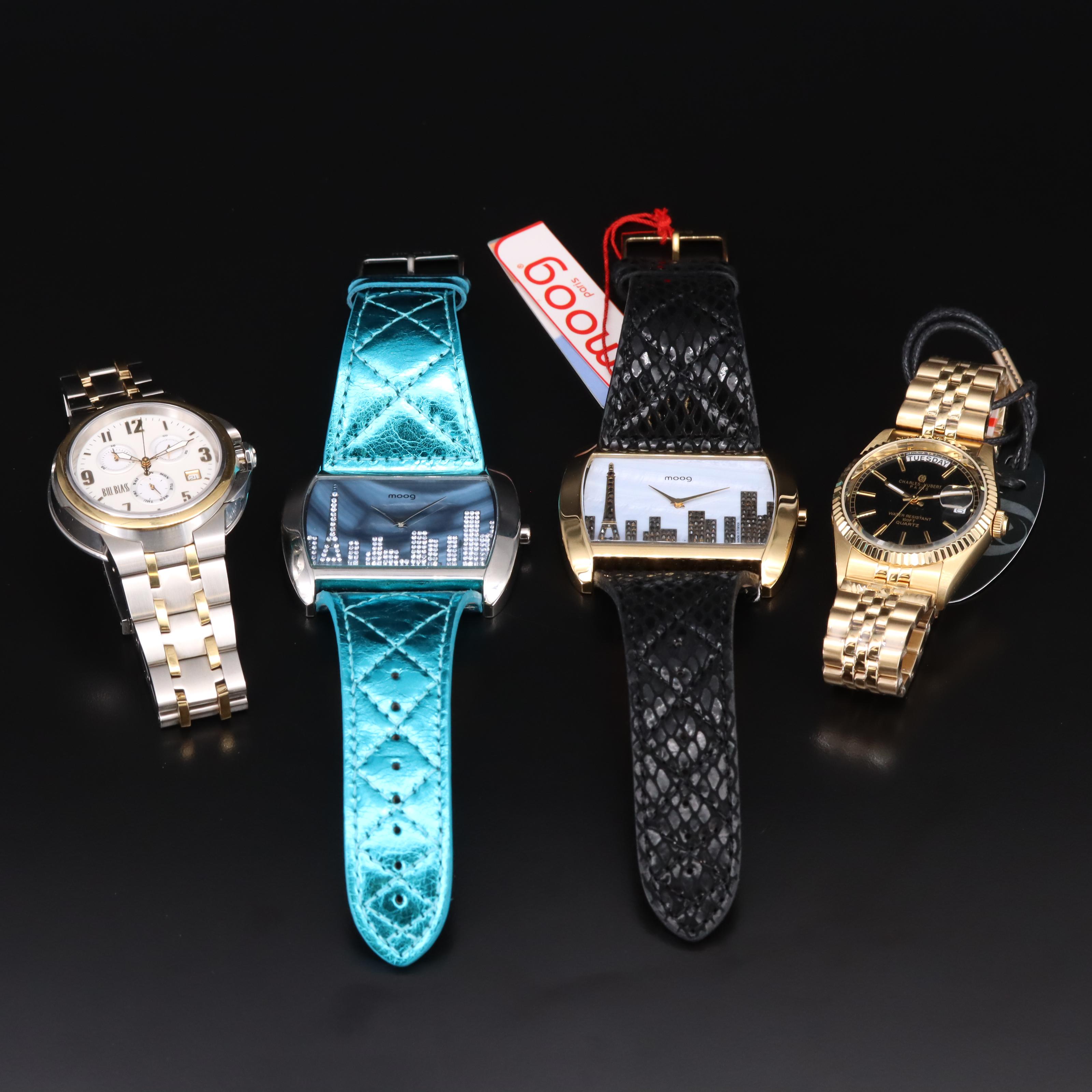 Moog, Bill Blass and Charles-Hubert Featured Quartz Watch Collection