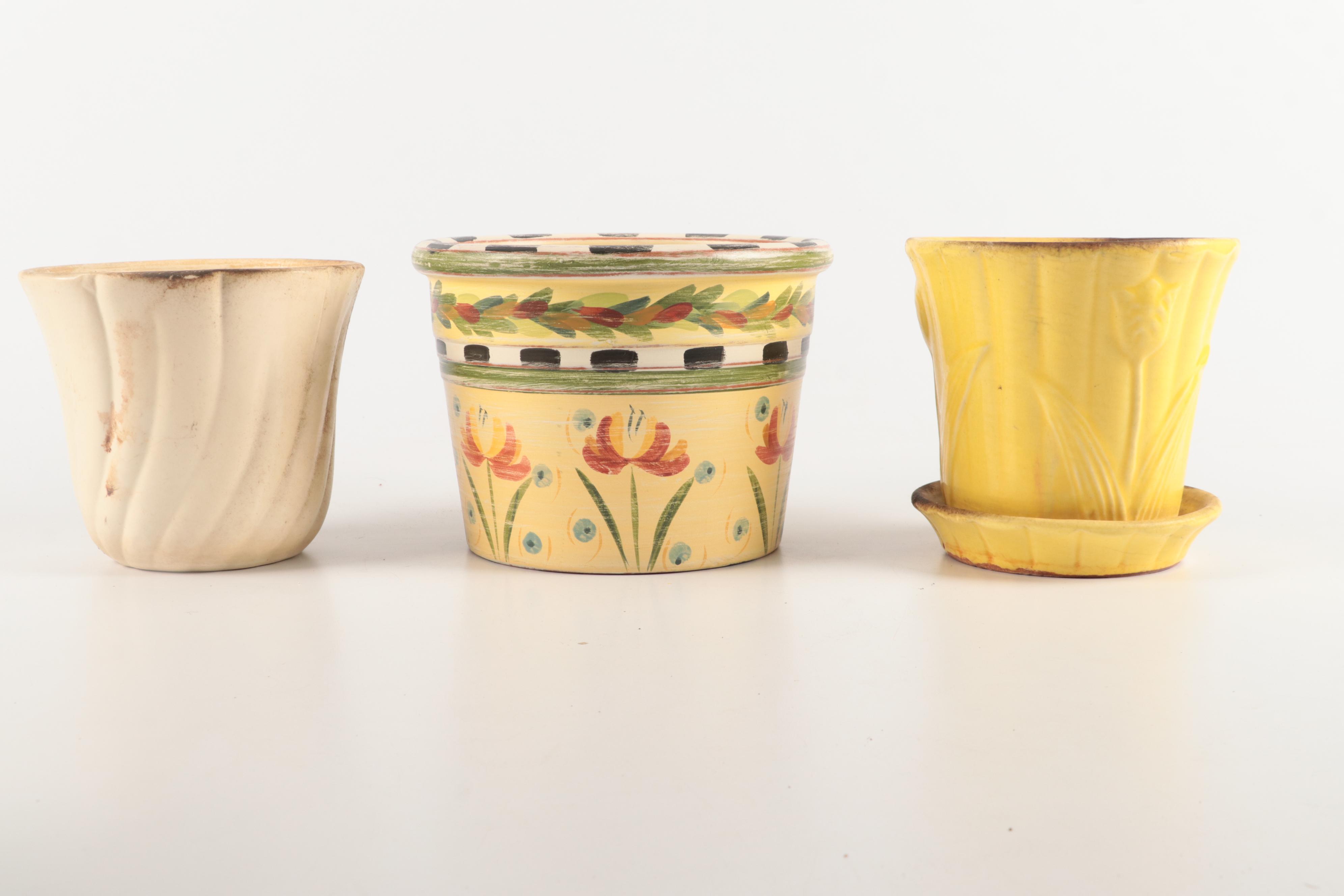 McCoy Pottery and Other Ceramic Flower Pots