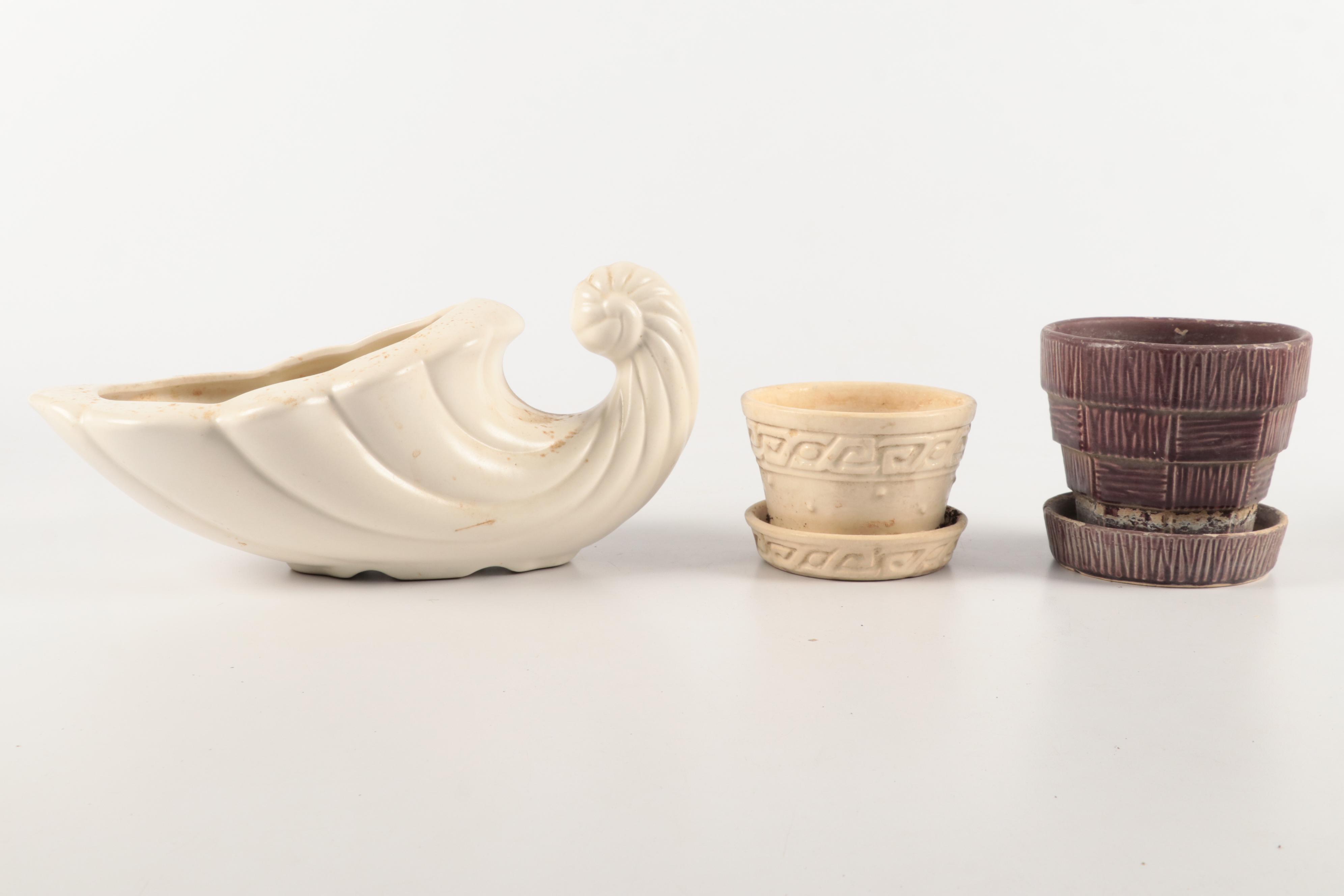 McCoy Pottery and Other Ceramic Flower Pots