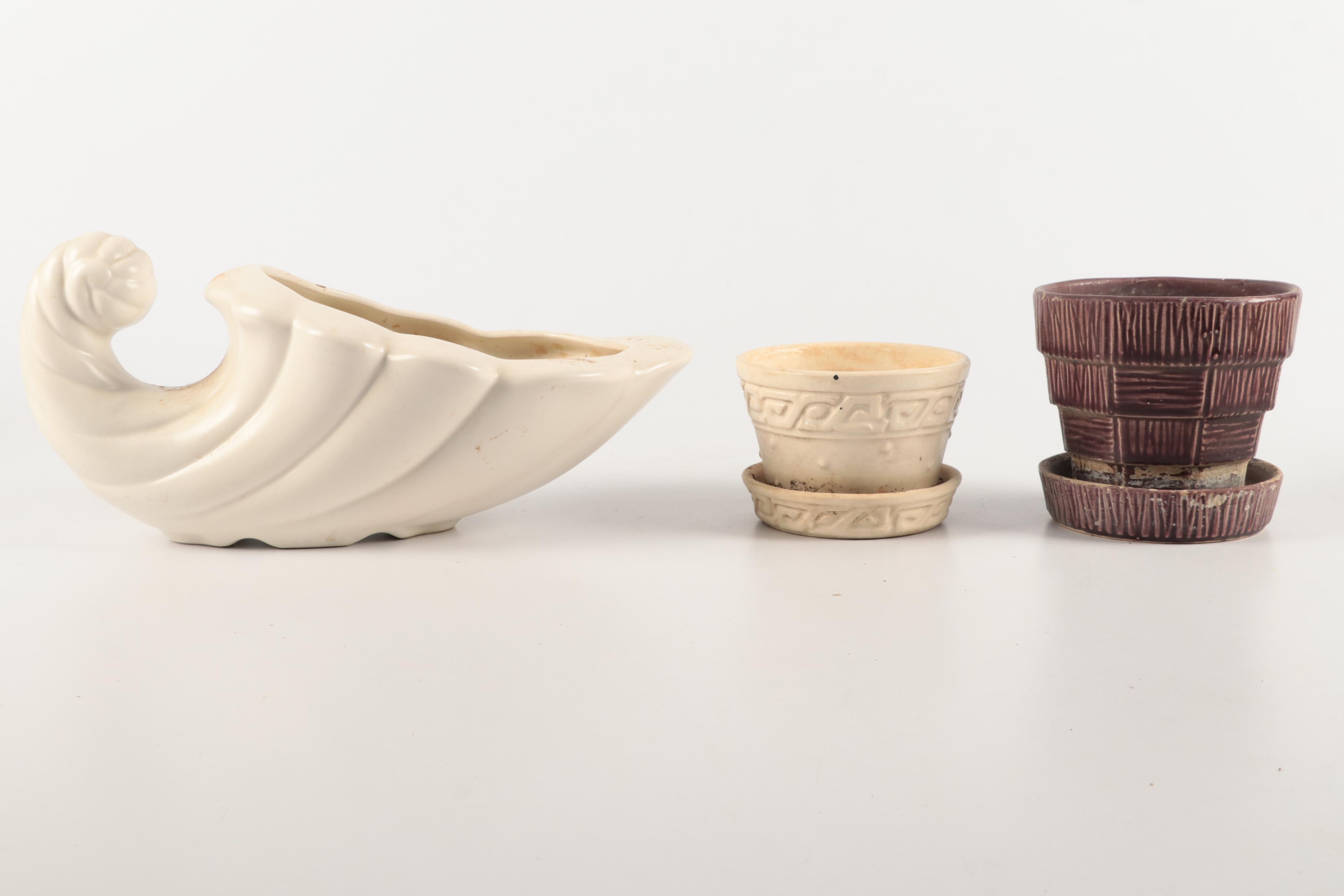 McCoy Pottery and Other Ceramic Flower Pots