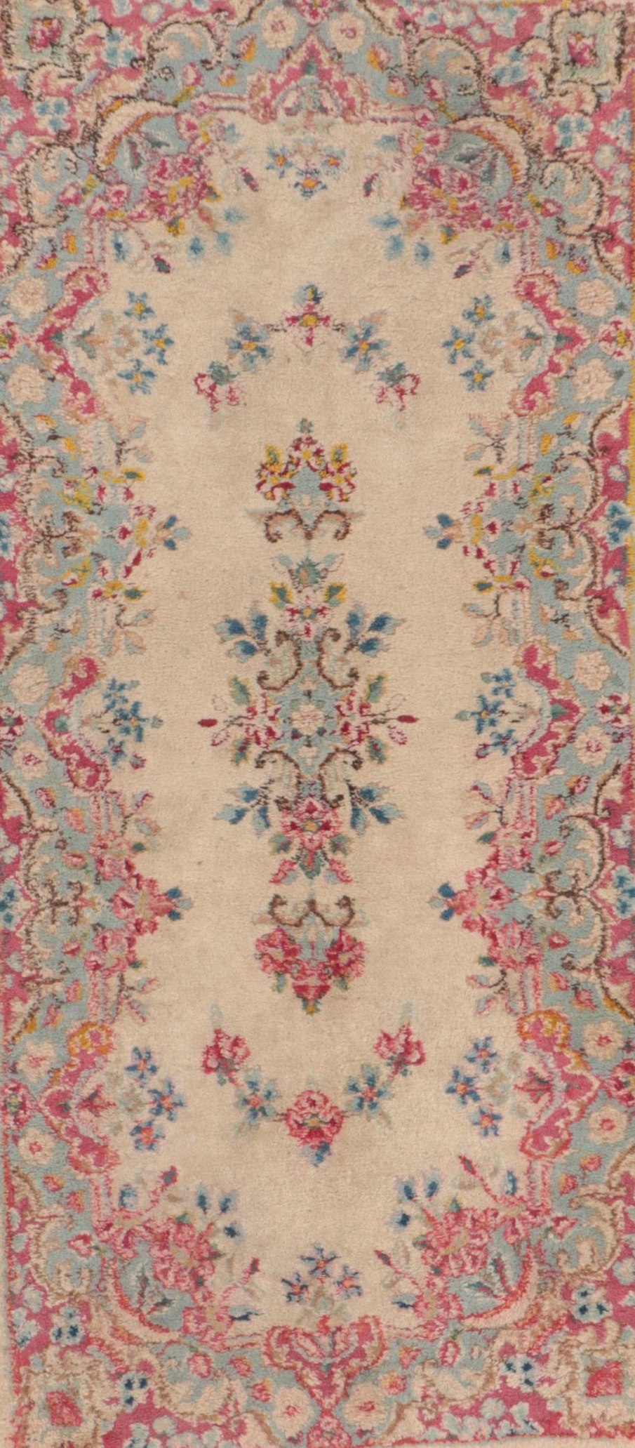 Two Hand-Knotted Persian Tabriz Accent Rugs