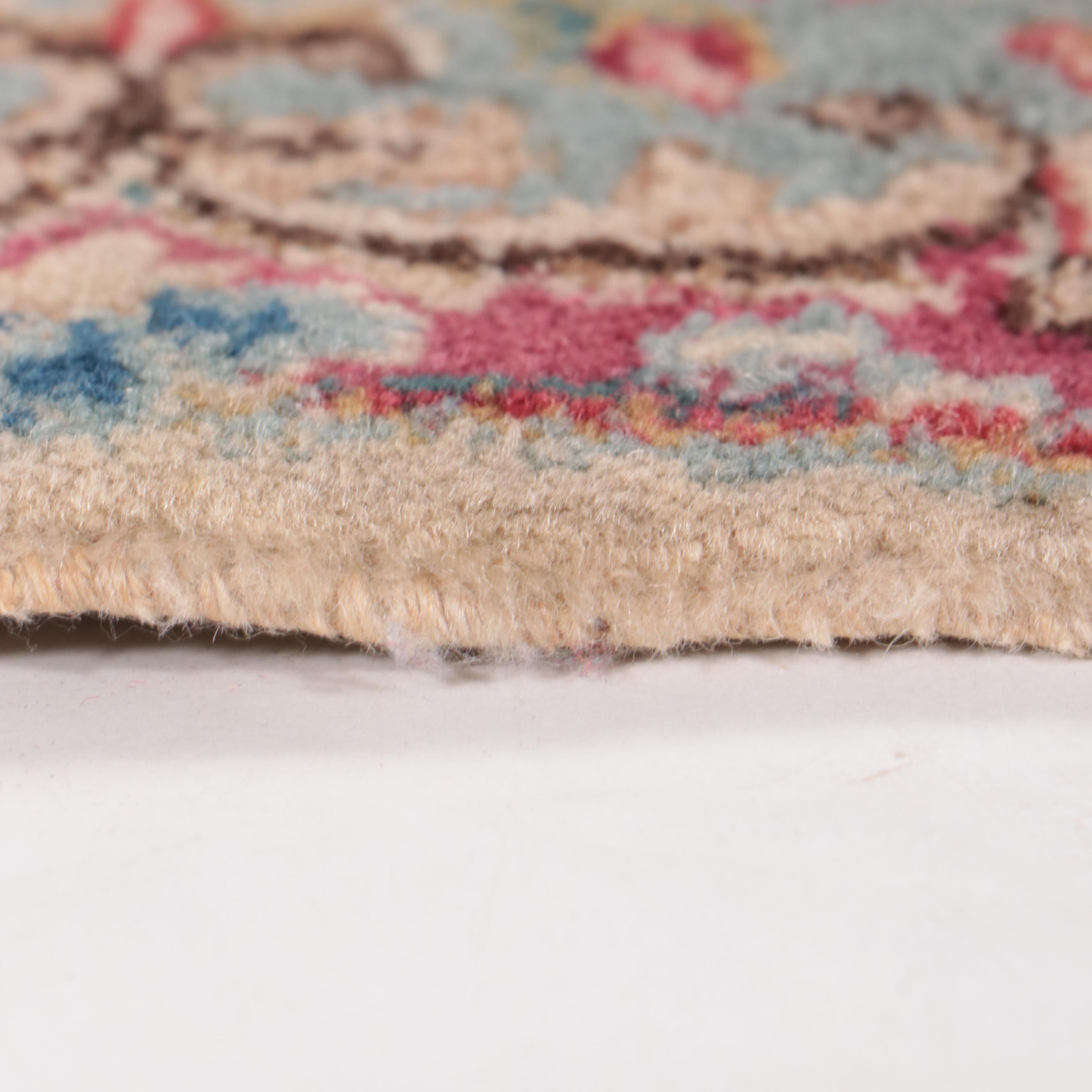 Two Hand-Knotted Persian Tabriz Accent Rugs