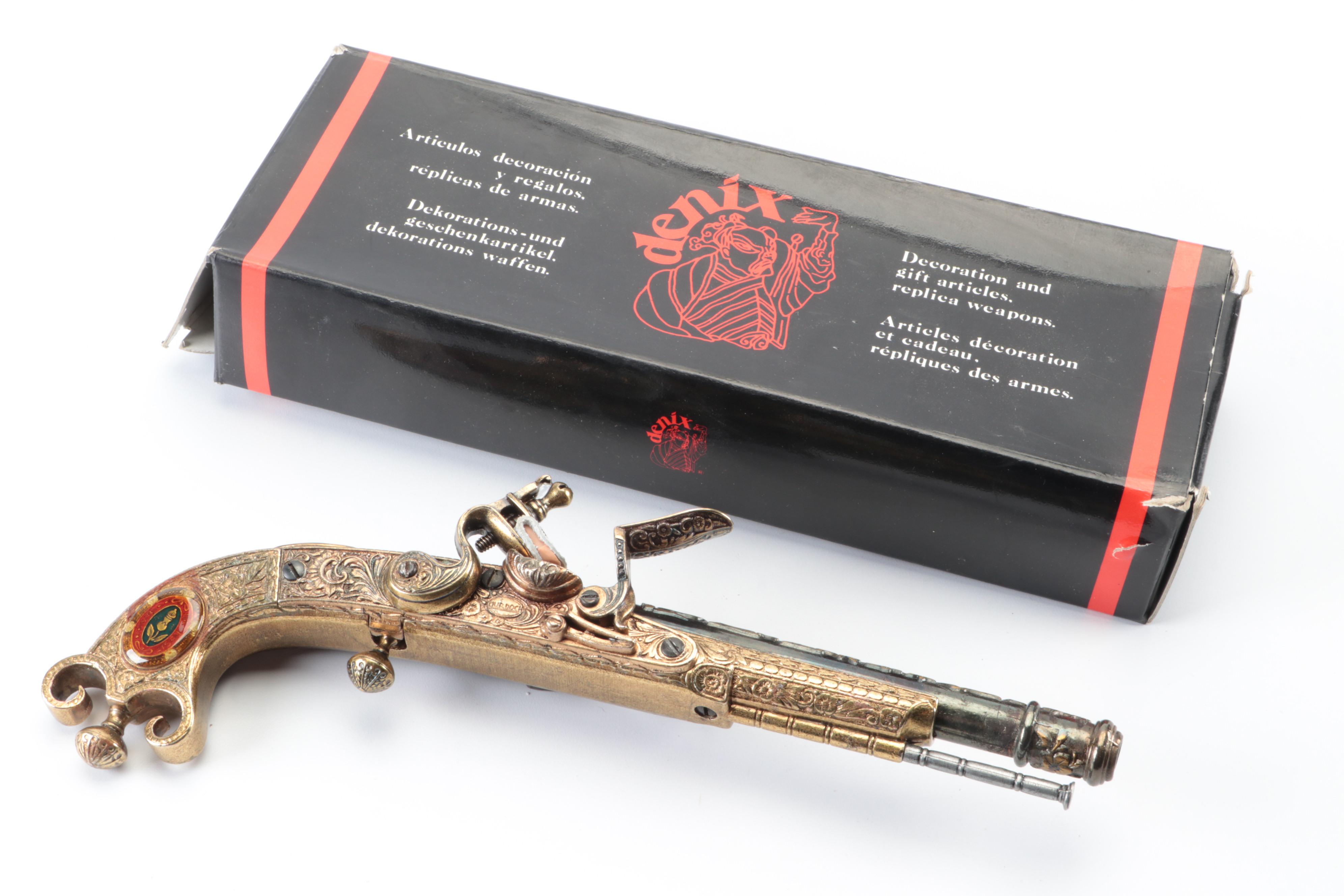 Replica Denix 18th Century Scottish Flintlock Pistol