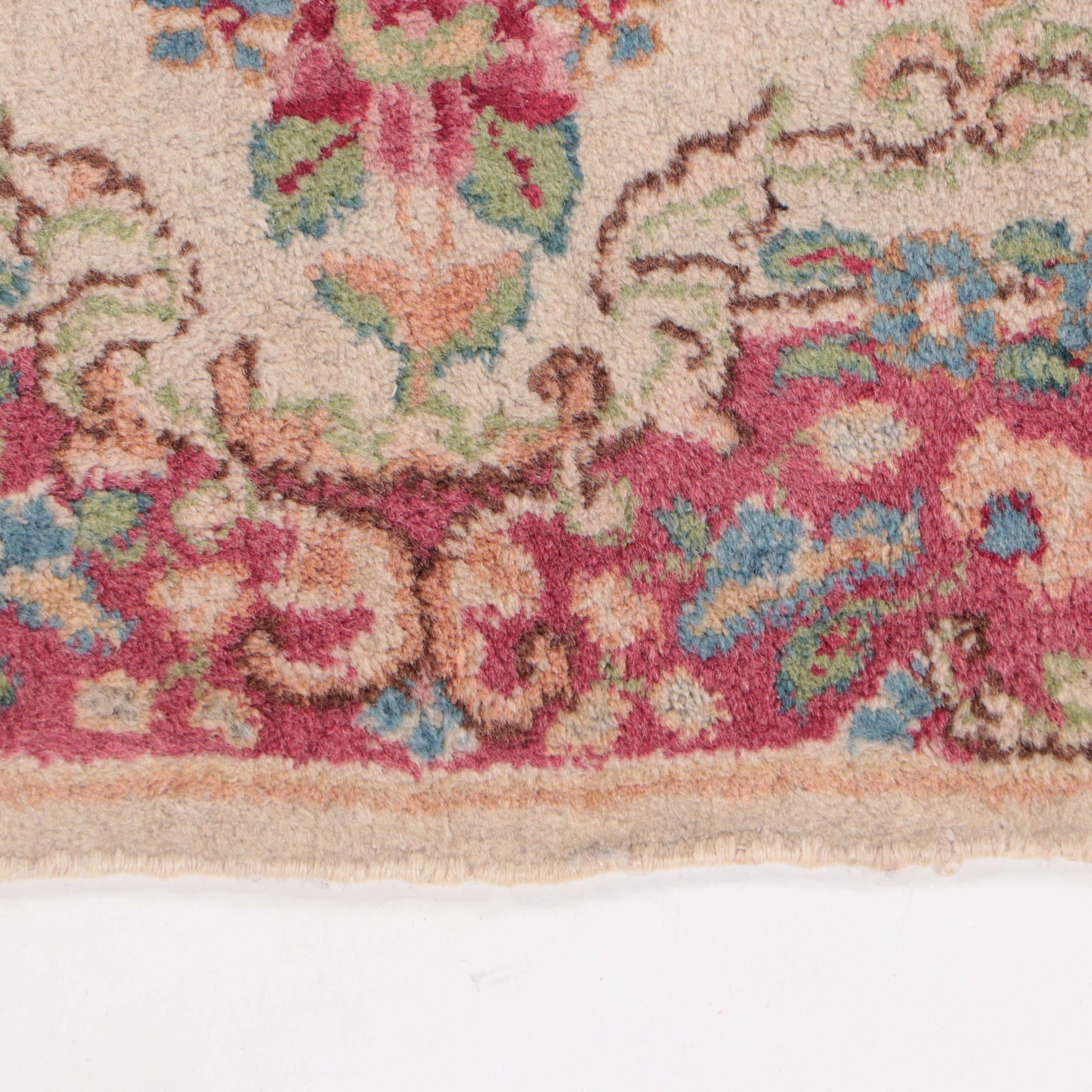 Two Hand-Knotted Persian Tabriz Accent Rugs