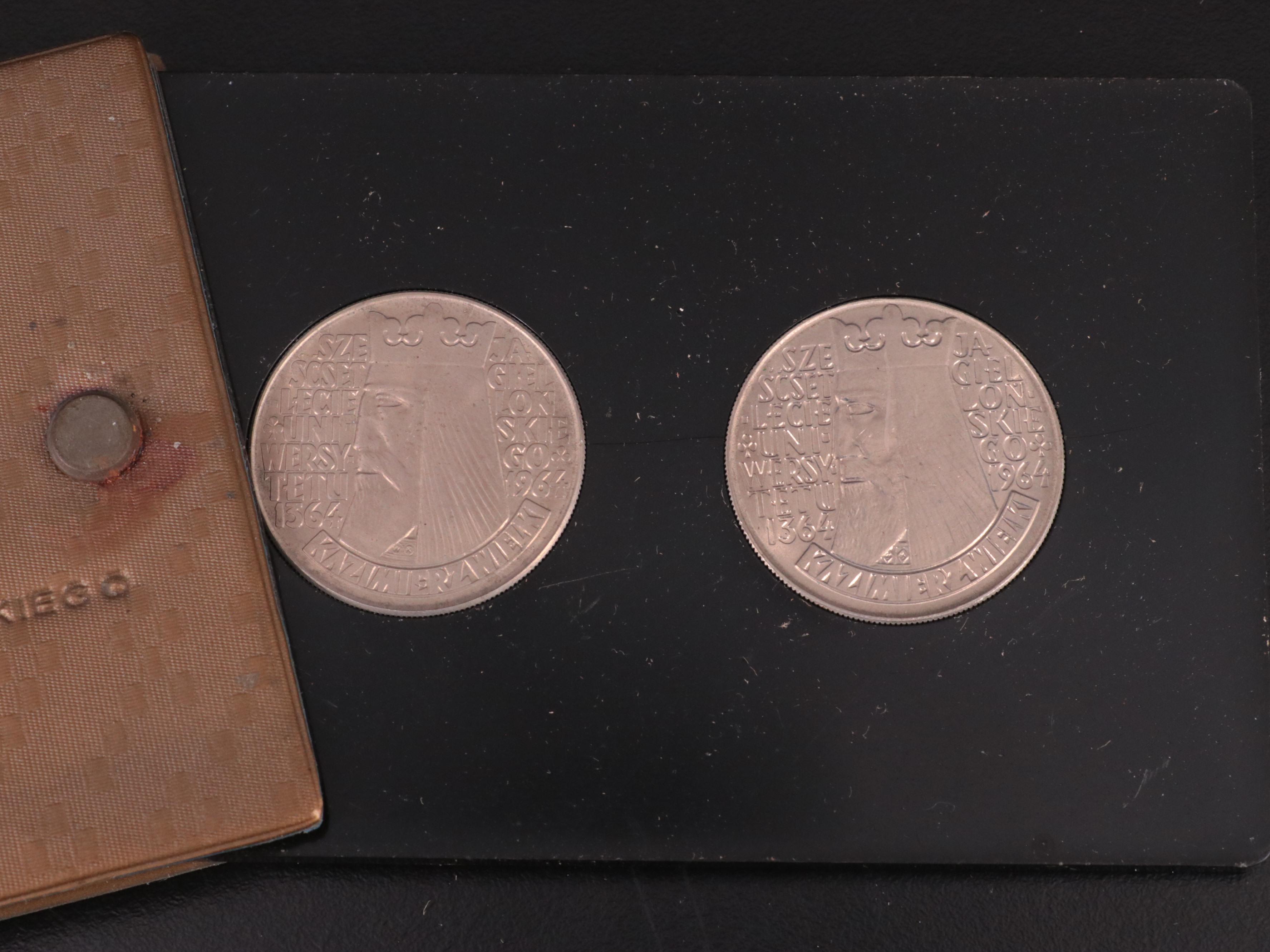 A collection of ten Israel proof like sets and six other proof and mint sets