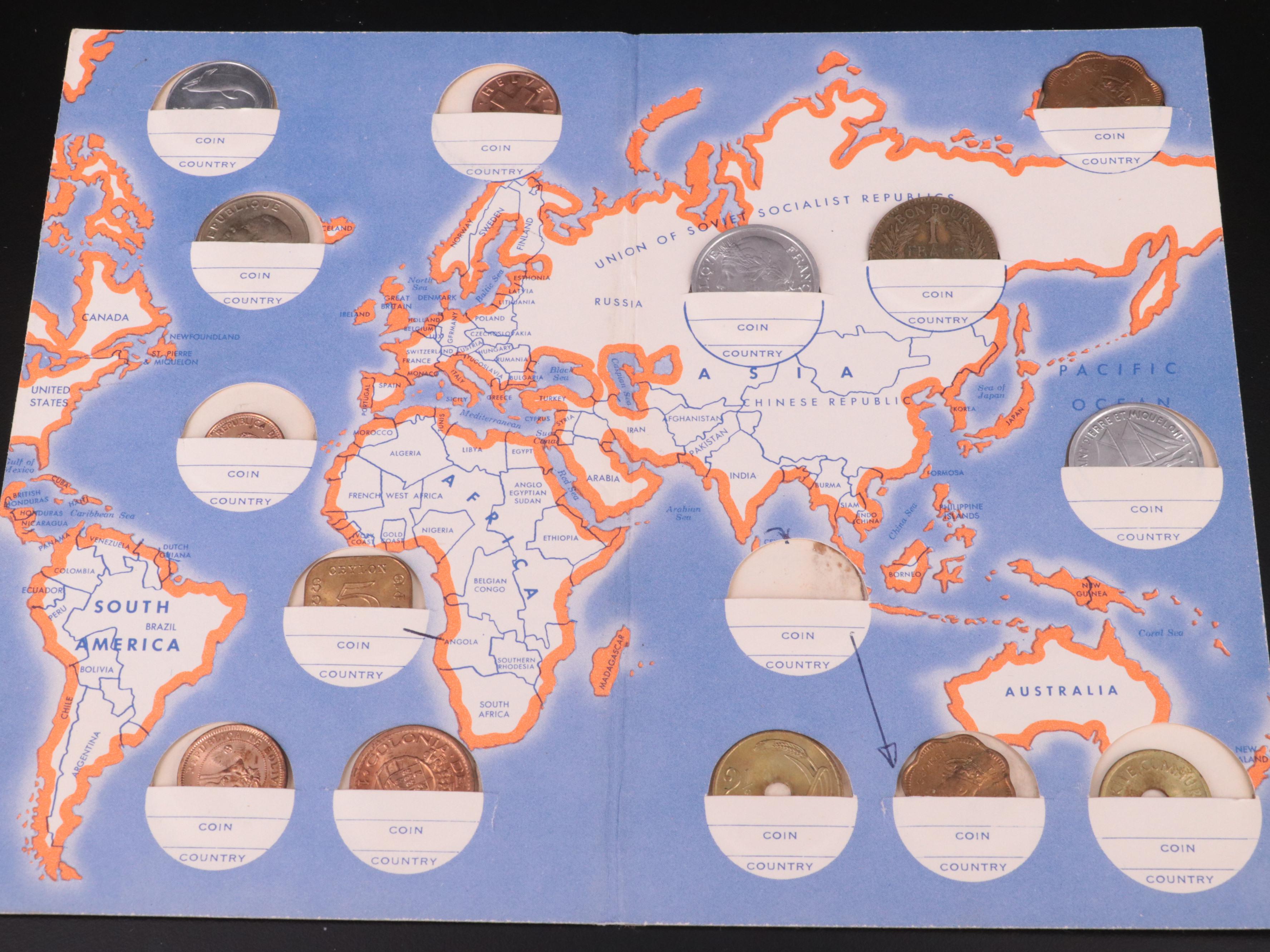 A collection of ten Israel proof like sets and six other proof and mint sets