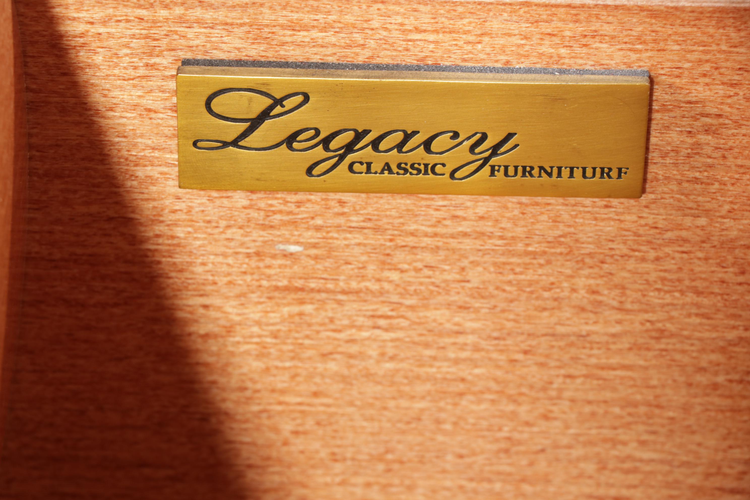 Legacy Classic Furniture Queen Bed Frame, TV Chest and Bedside Tables