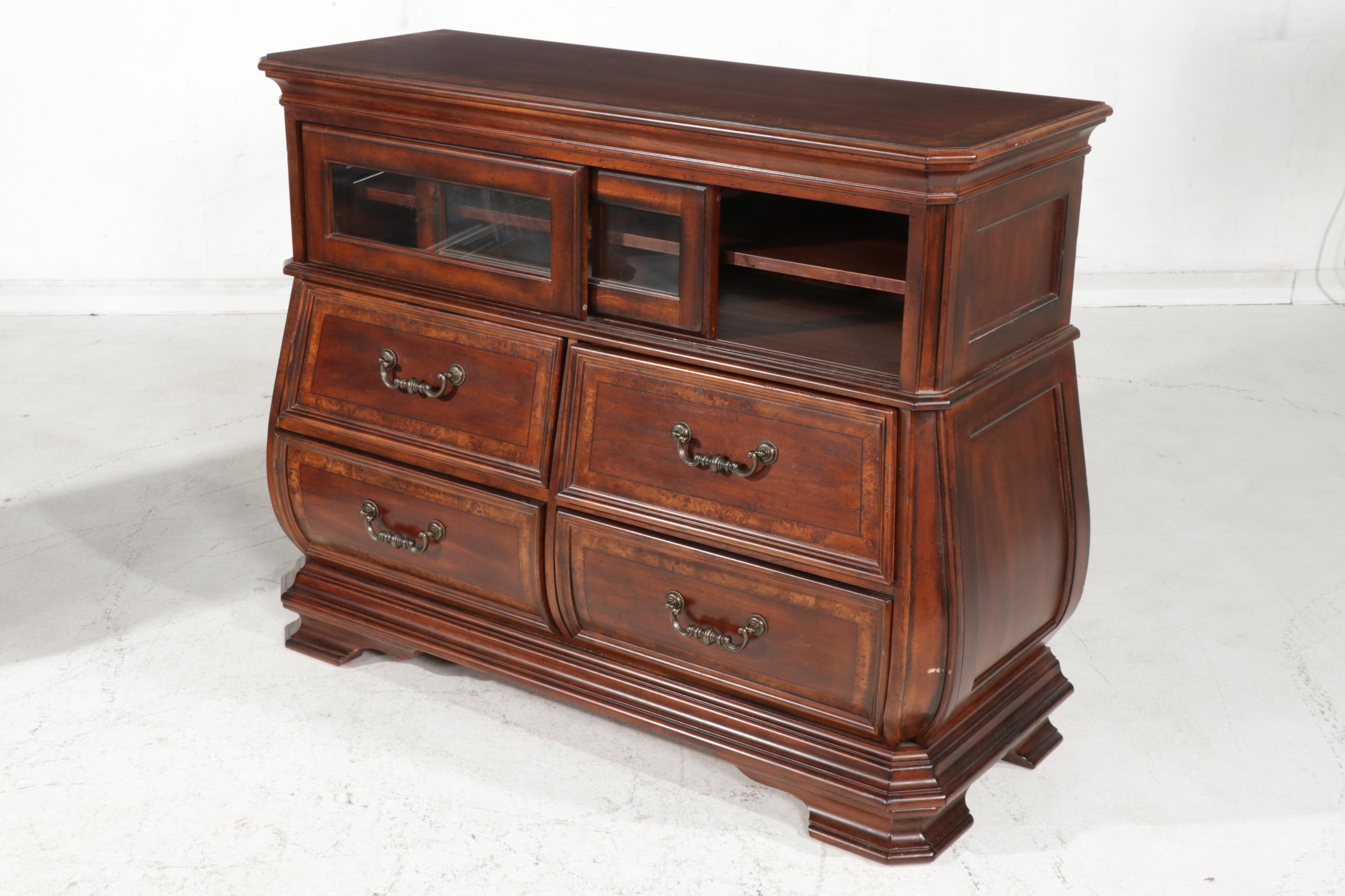 Legacy Classic Furniture Queen Bed Frame, TV Chest and Bedside Tables