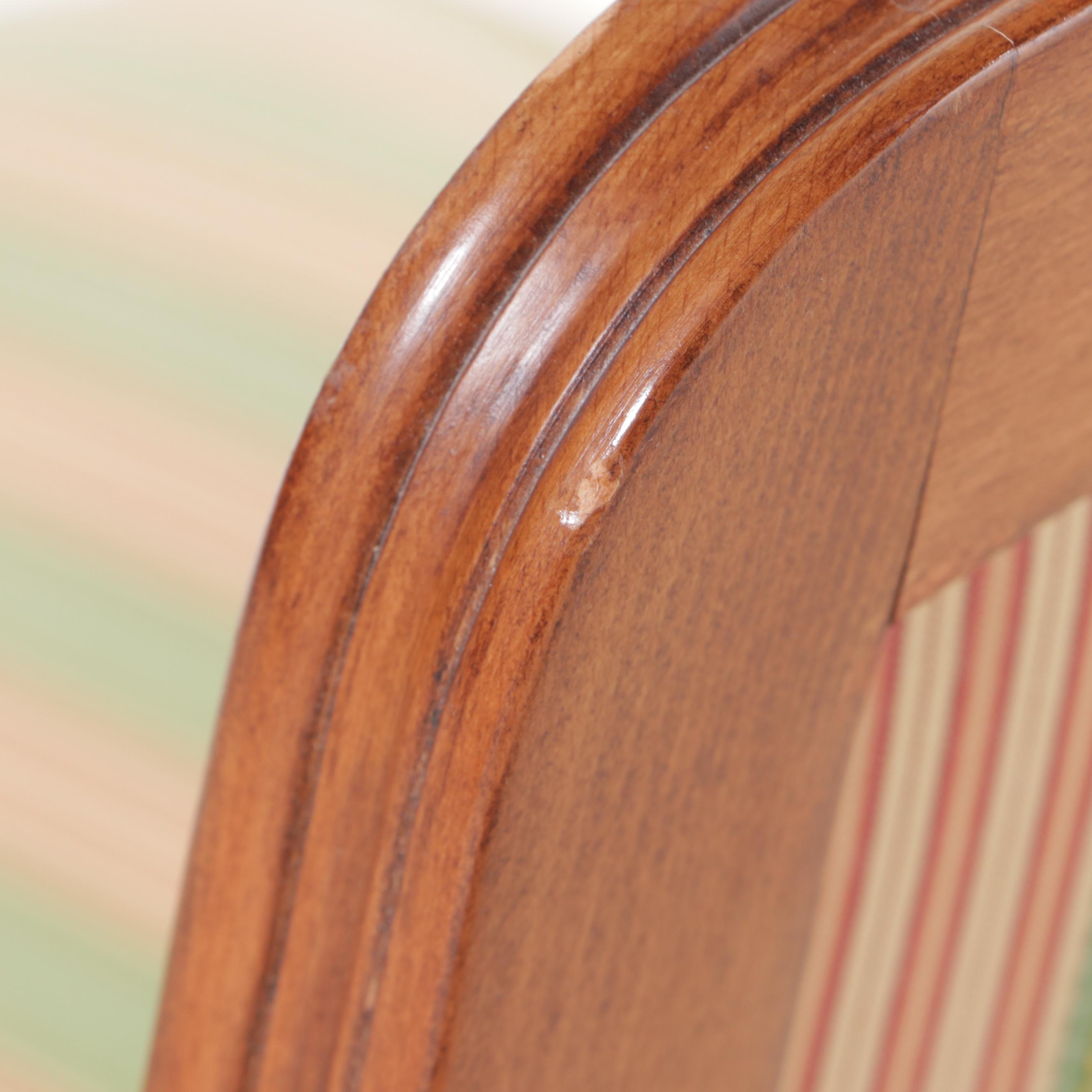 Louis XV Style Bergère Chair with Ottoman