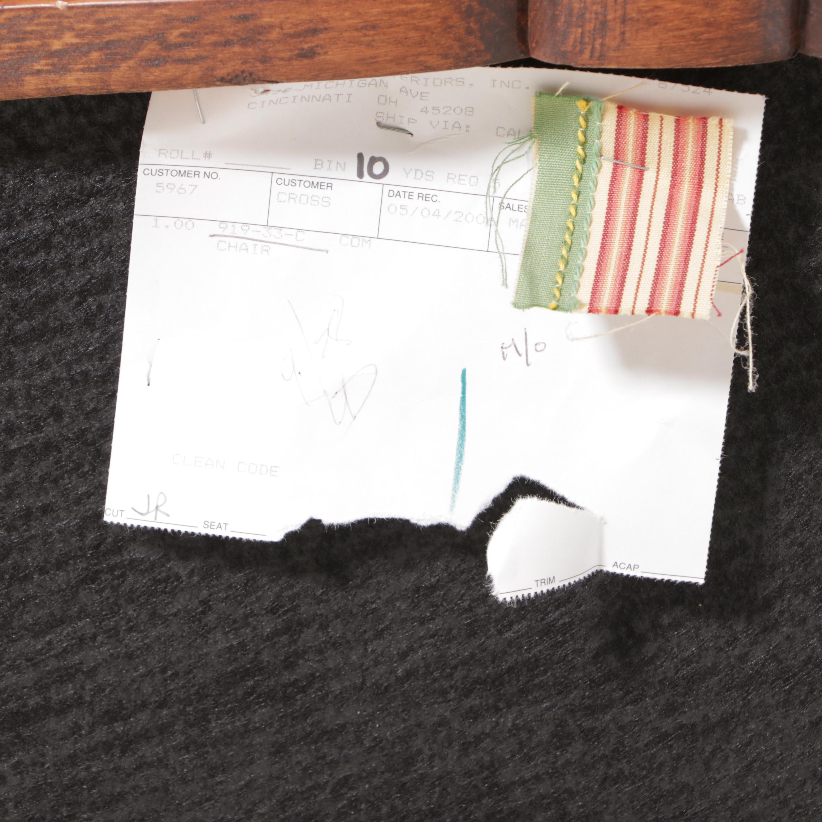 Louis XV Style Bergère Chair with Ottoman