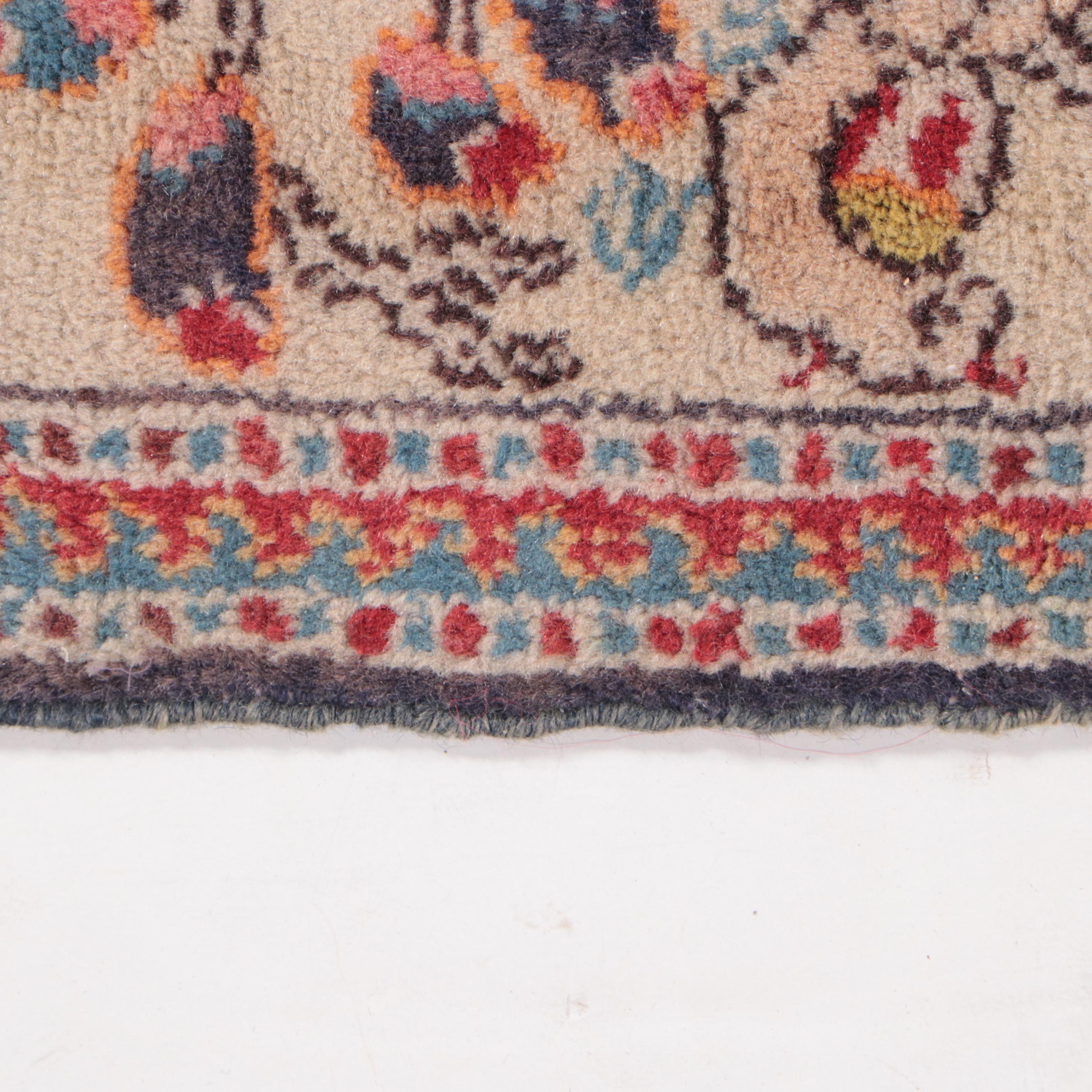 2'4 x 3'1 Hand-Knotted Persian Tabriz Accent Rug