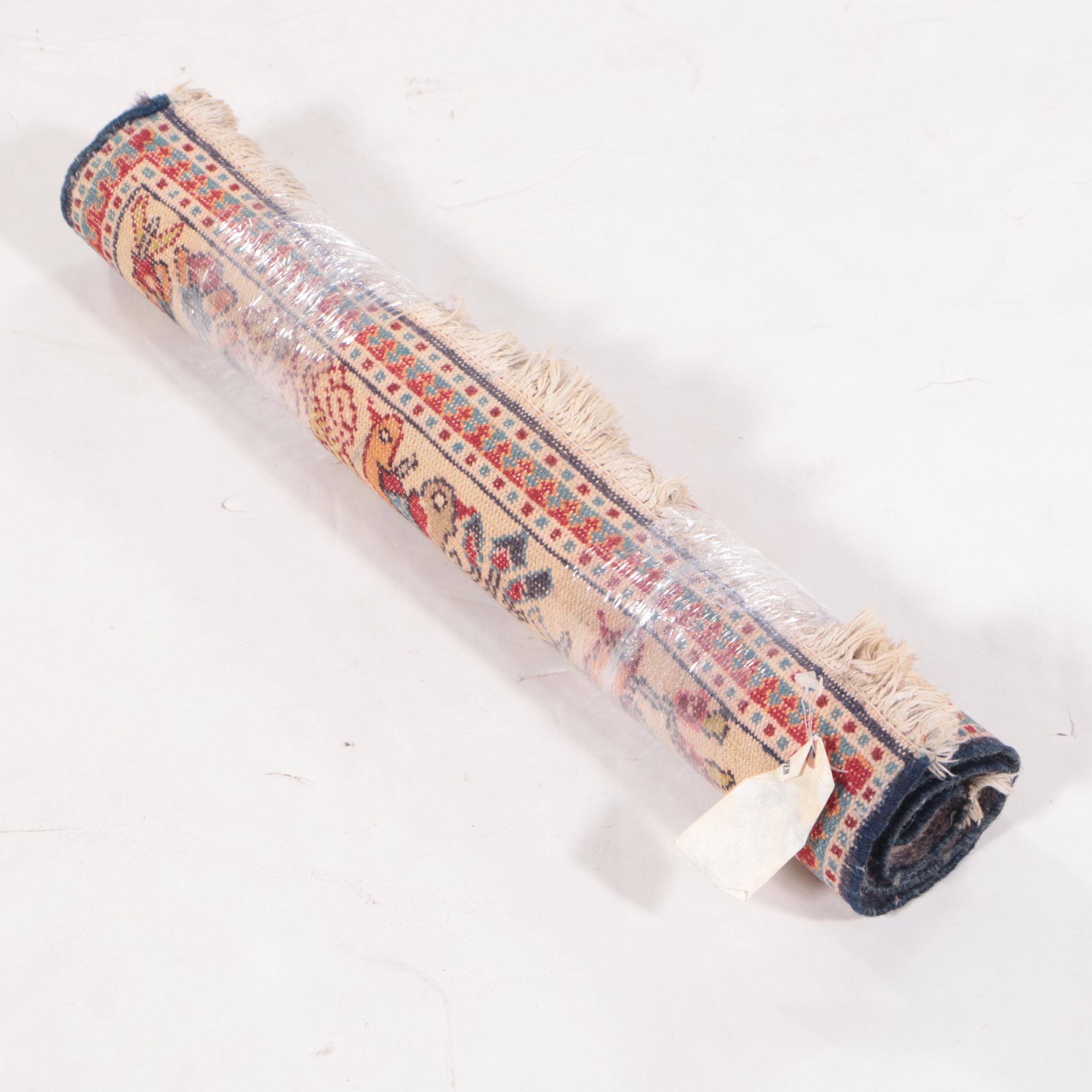 2'4 x 3'1 Hand-Knotted Persian Tabriz Accent Rug