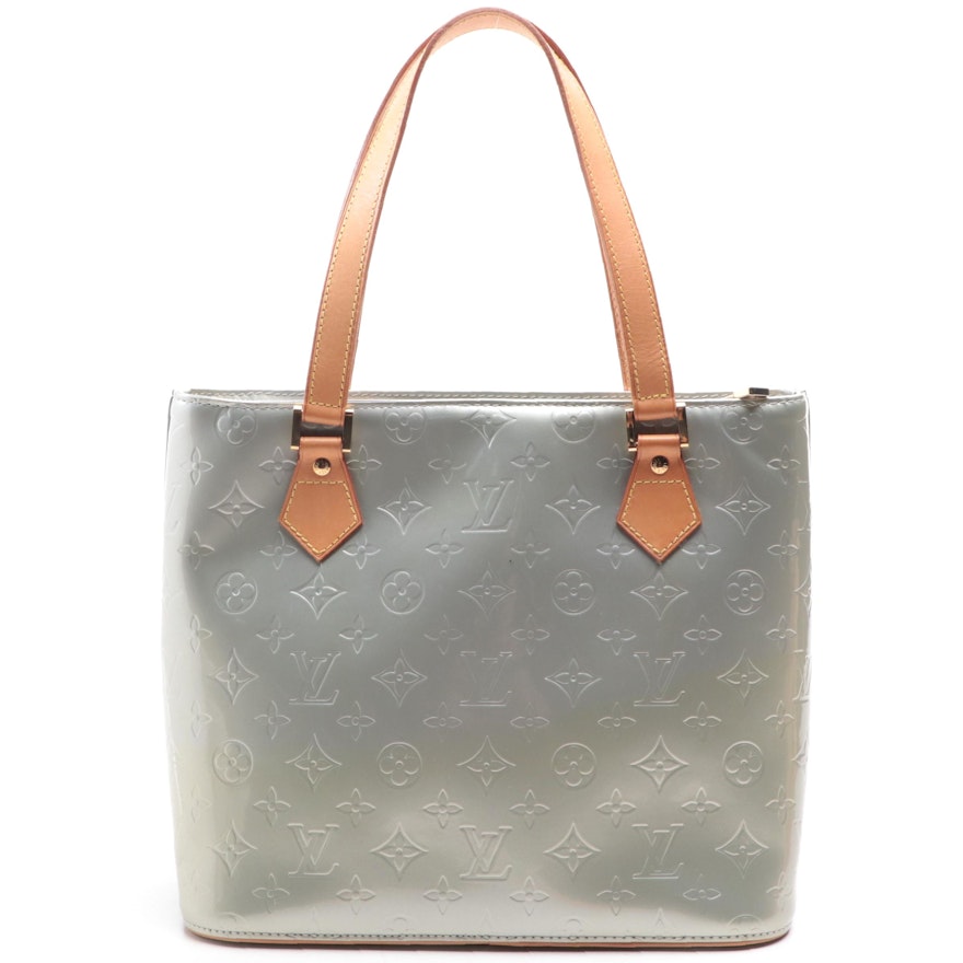 Louis Vuitton Houston Bag in Monogram Vernis and Vachetta Leather