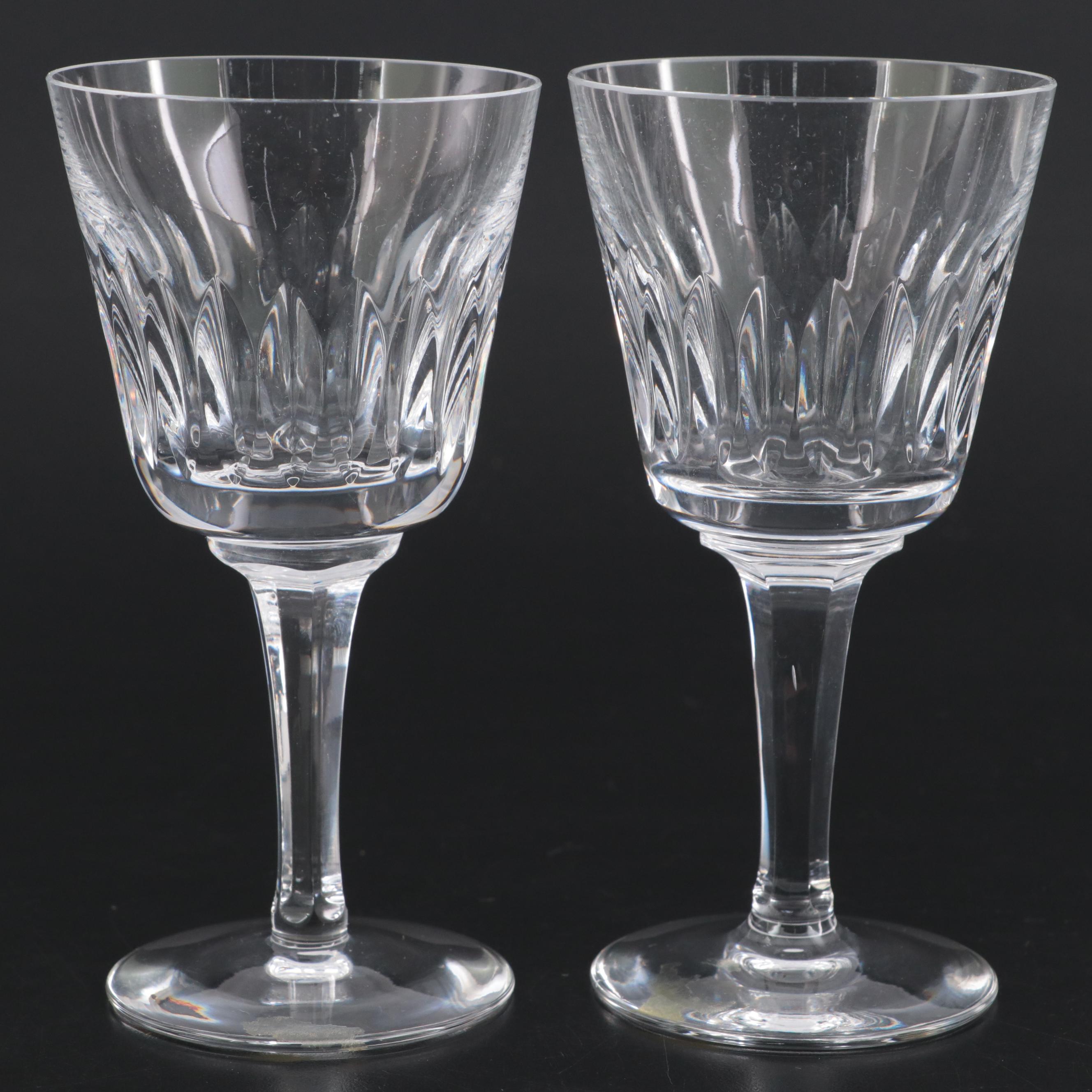 Crate & Barrel "Dazzle" Martini Glasses with Atlantis Wine Glasses