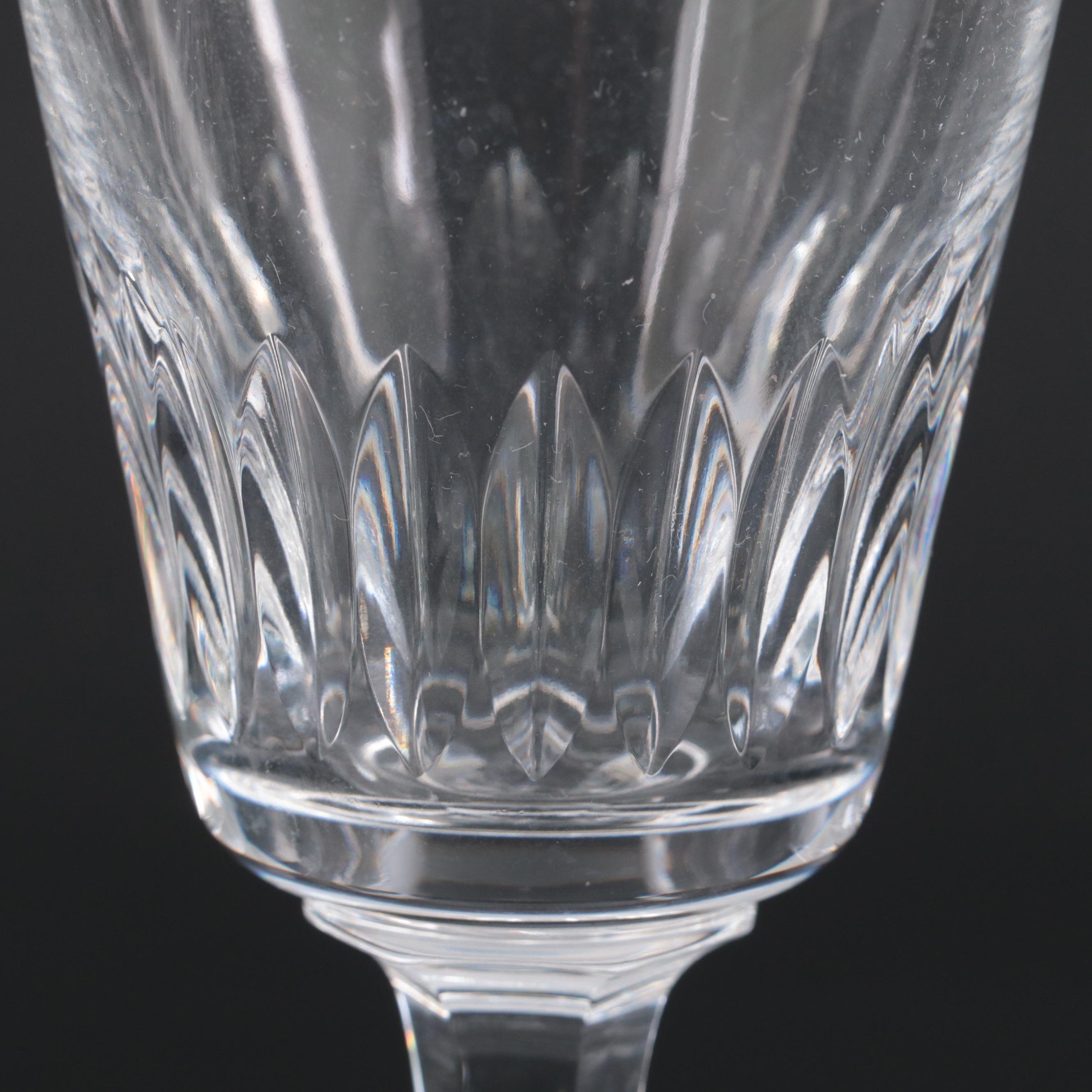 Crate & Barrel "Dazzle" Martini Glasses with Atlantis Wine Glasses